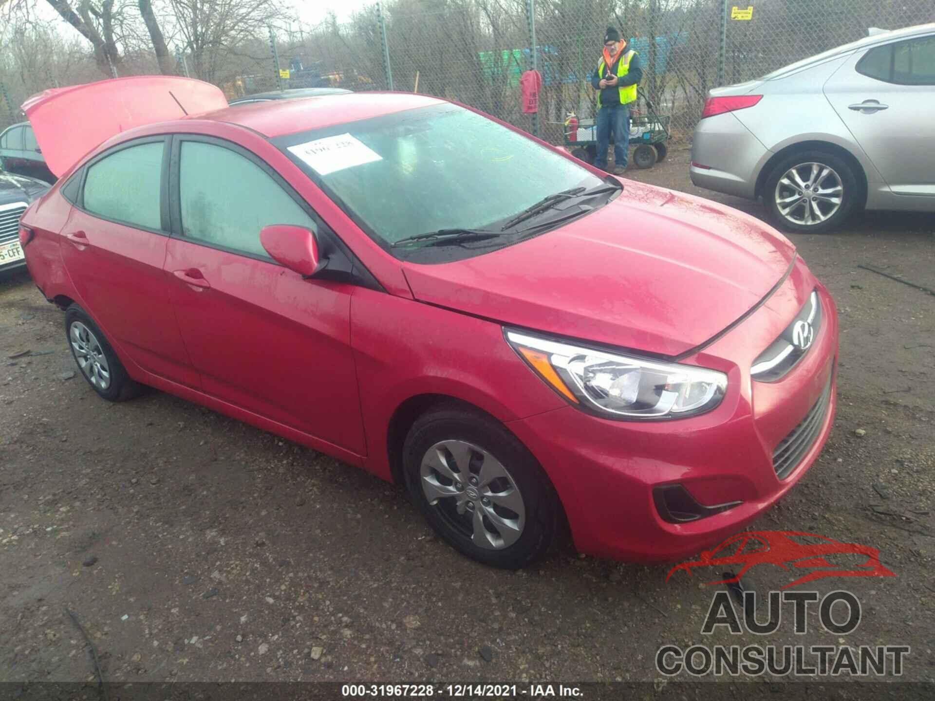 HYUNDAI ACCENT 2017 - KMHCT4AE5HU267995
