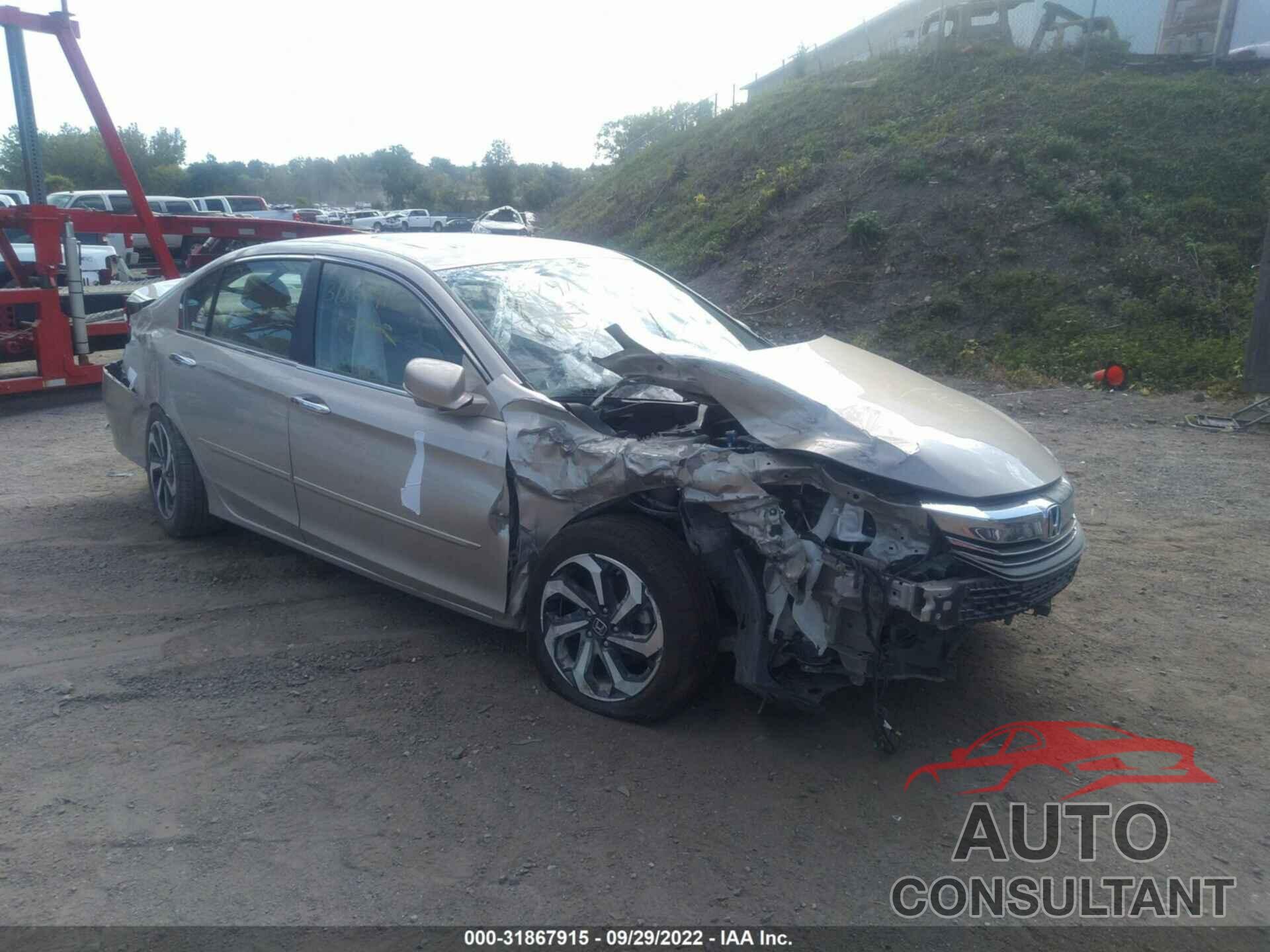 HONDA ACCORD SEDAN 2017 - 1HGCR2F81HA120649