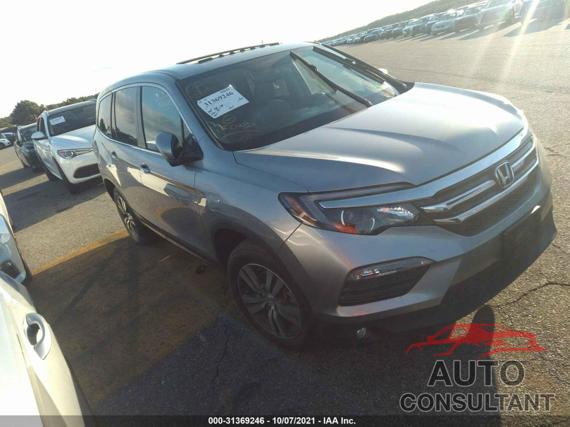 HONDA PILOT 2017 - 5FNYF6H52HB015178