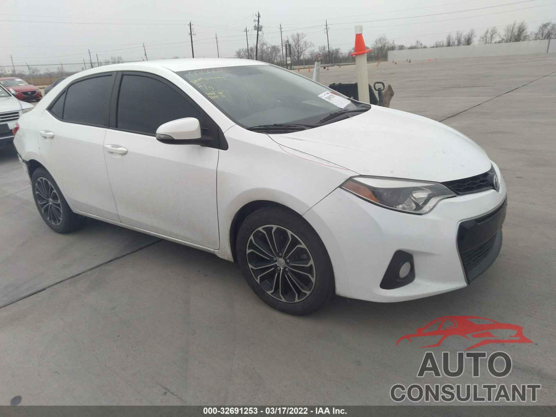 TOYOTA COROLLA 2016 - 5YFBURHEXGP447100