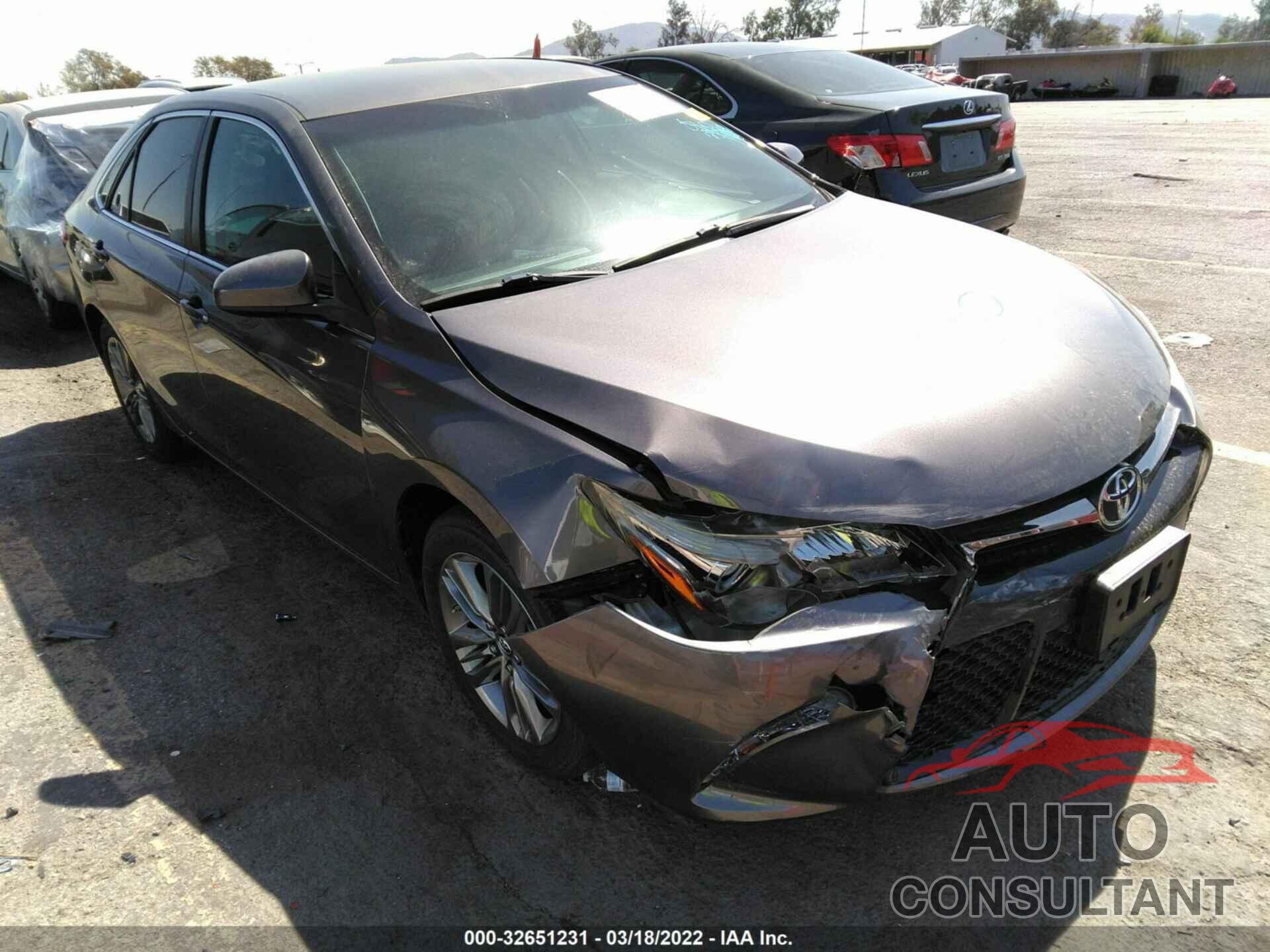 TOYOTA CAMRY 2016 - 4T1BF1FK3GU192003