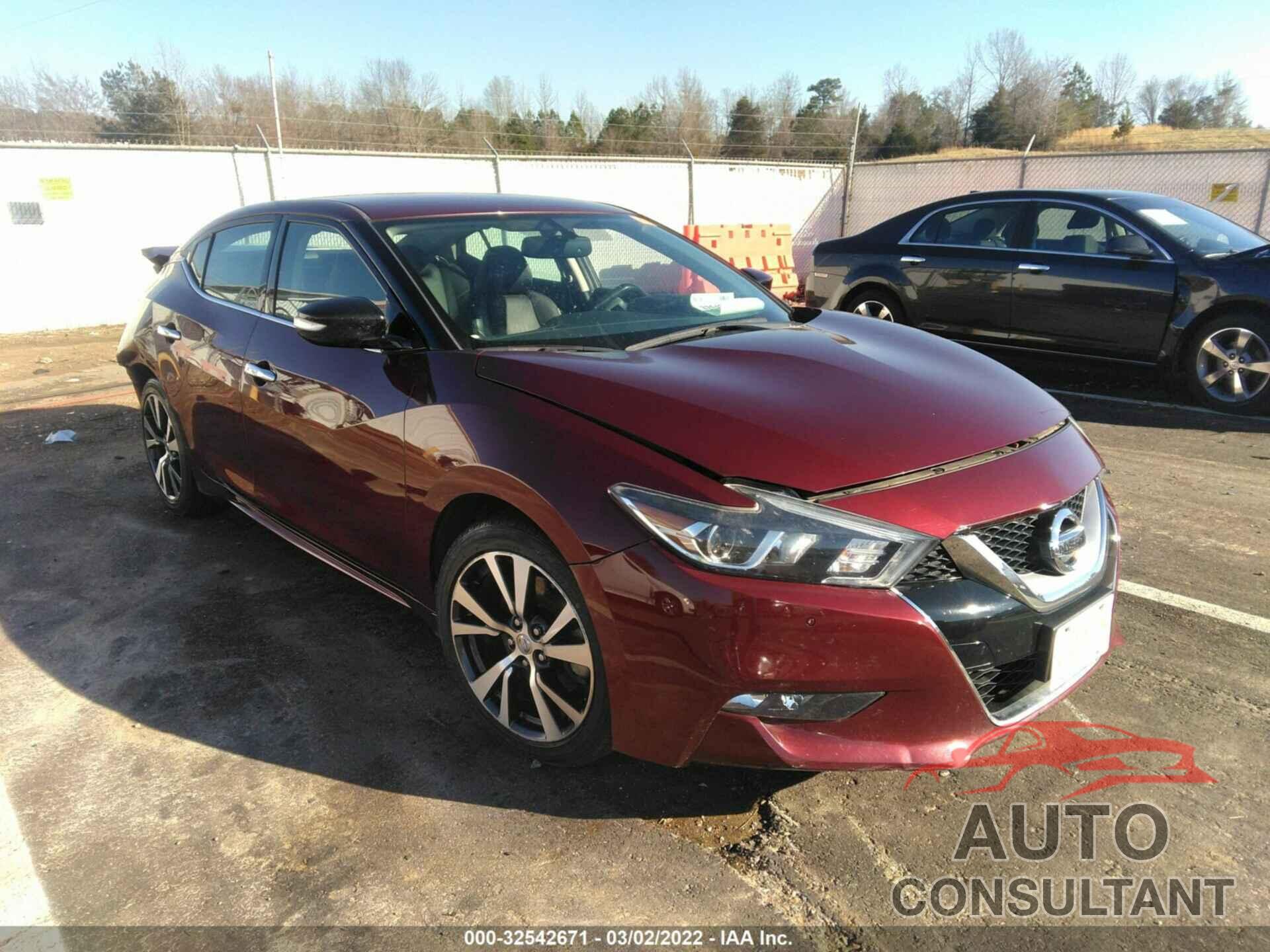 NISSAN MAXIMA 2017 - 1N4AA6APXHC399760