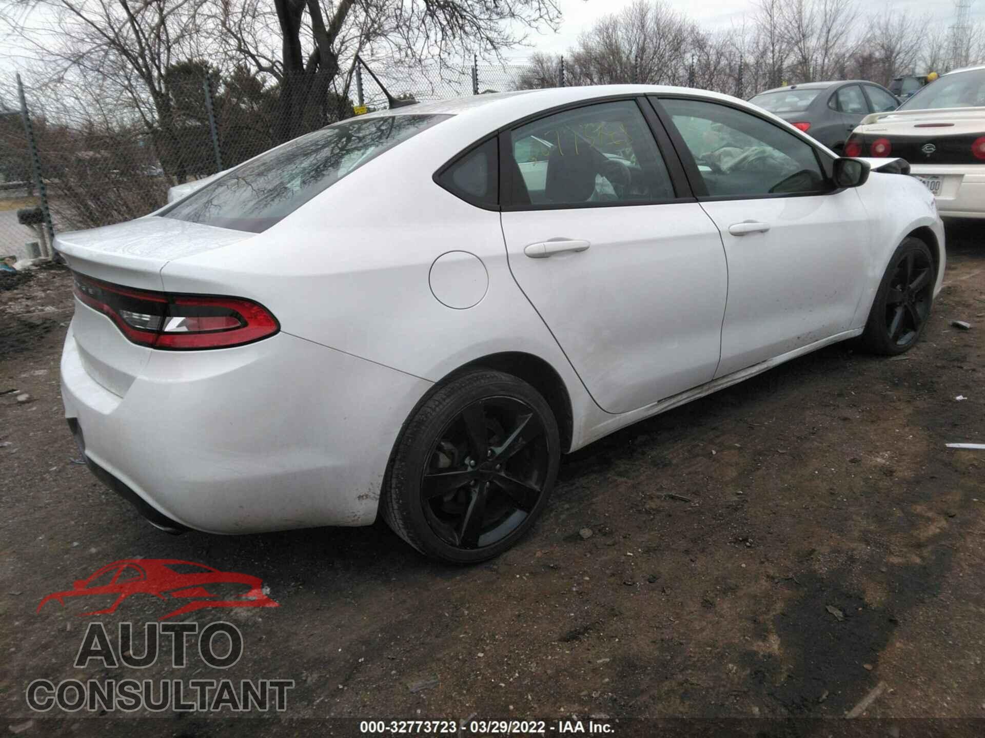 DODGE DART 2016 - 1C3CDFBB7GD519637