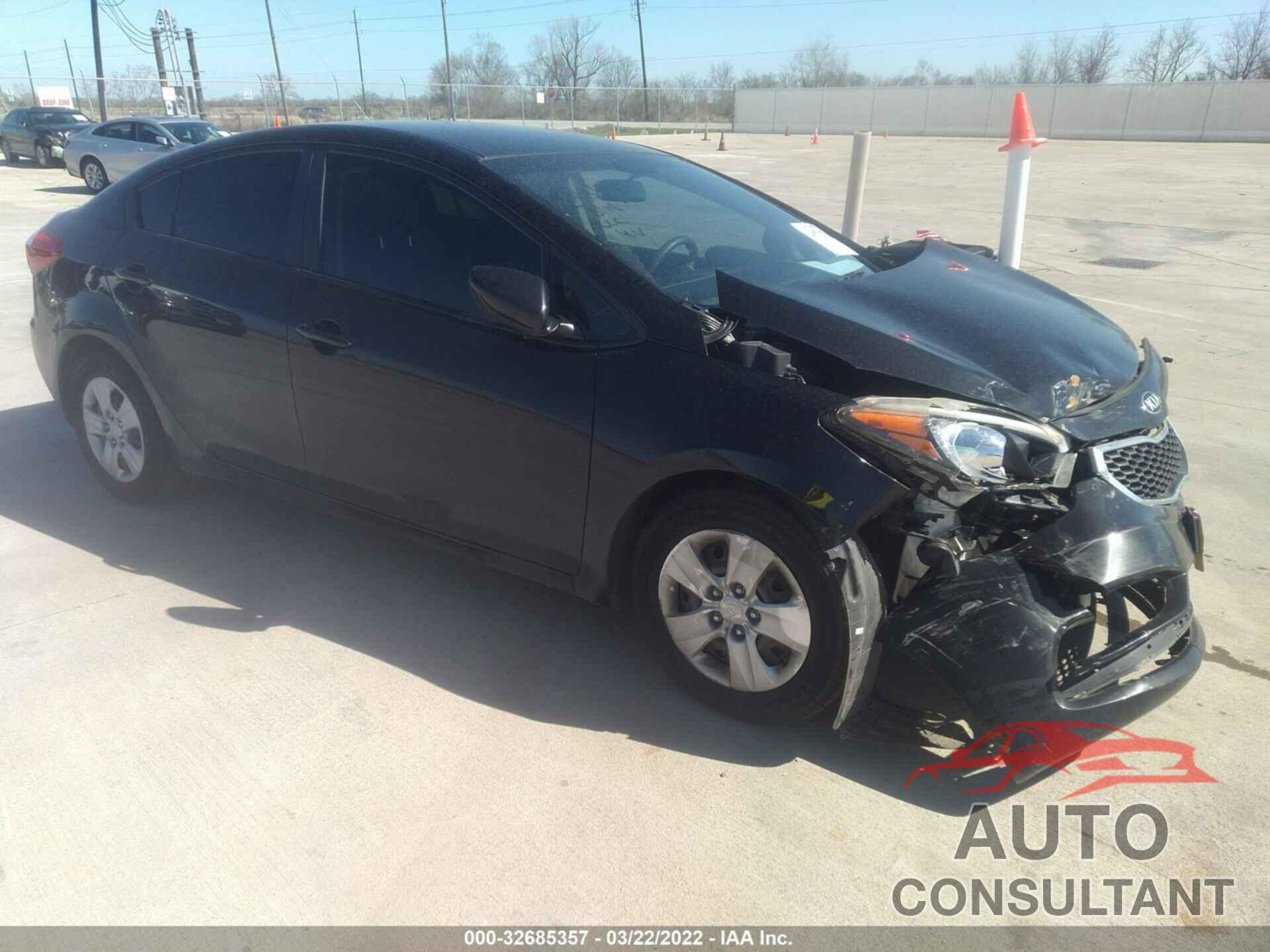 KIA FORTE 2016 - KNAFK4A69G5591986