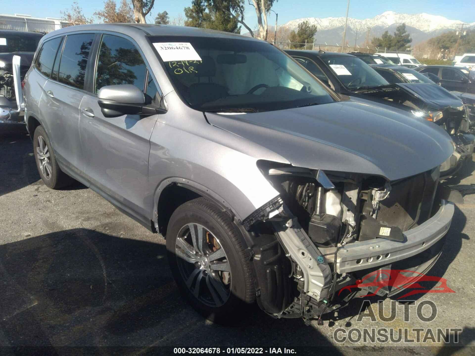 HONDA PILOT 2016 - 5FNYF5H87GB033680