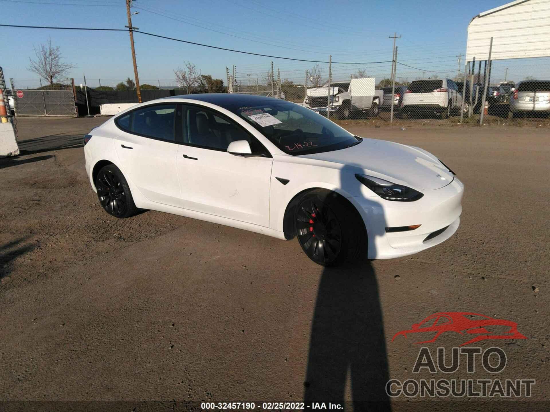 TESLA MODEL 3 2021 - 5YJ3E1EC1MF029571