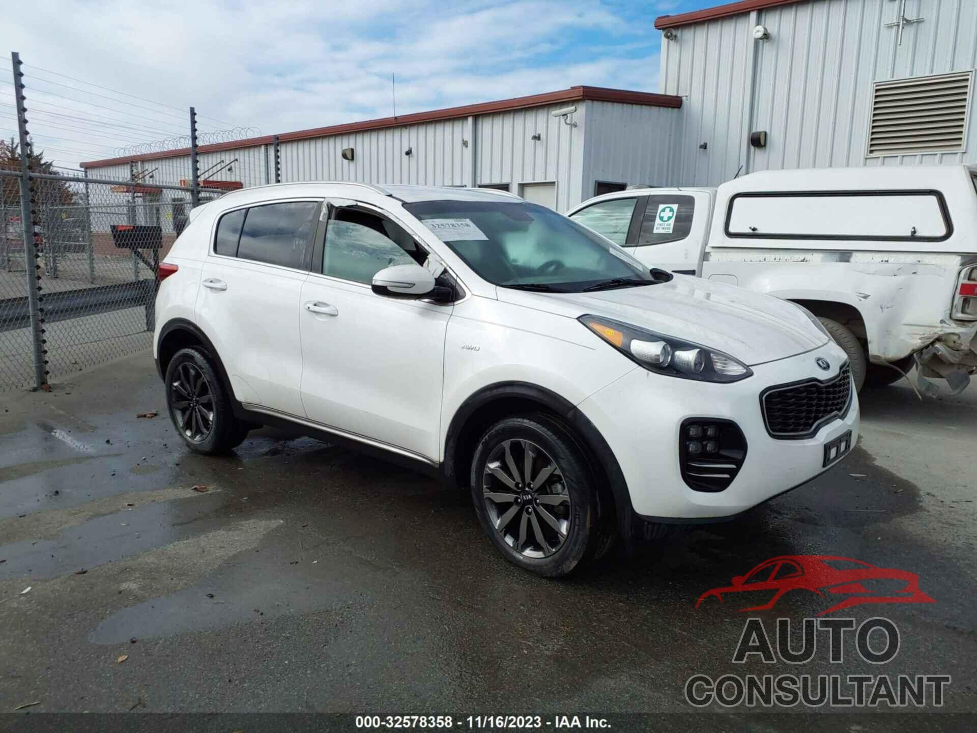 KIA SPORTAGE 2018 - KNDPNCAC2J7426307
