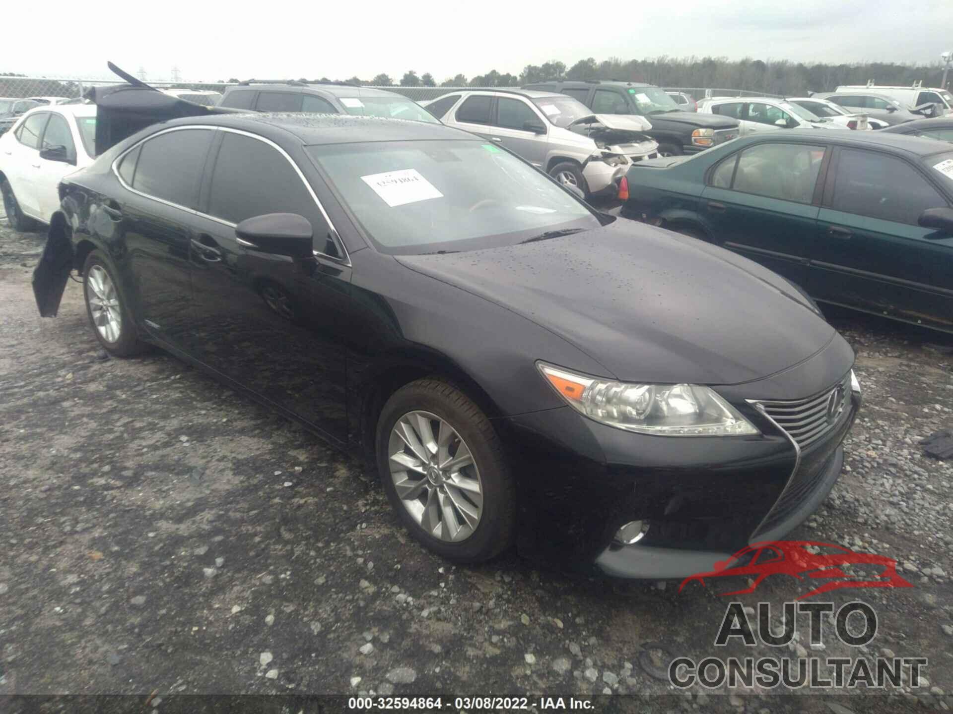 LEXUS ES 300H 2013 - JTHBW1GG9D2004041