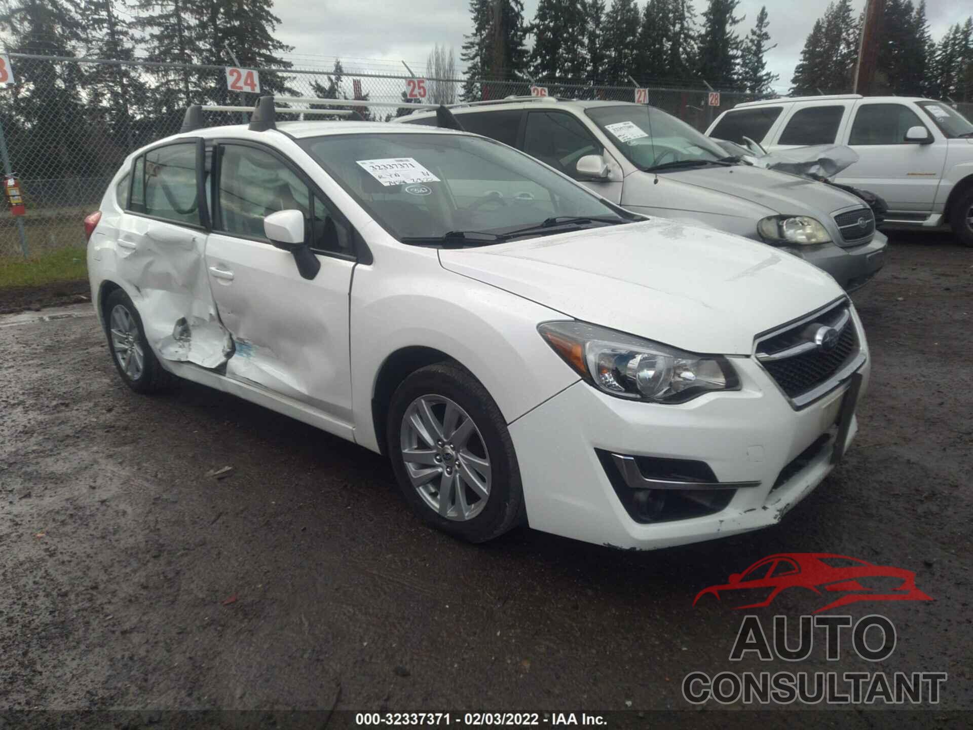 SUBARU IMPREZA WAGON 2016 - JF1GPAB66G8238180