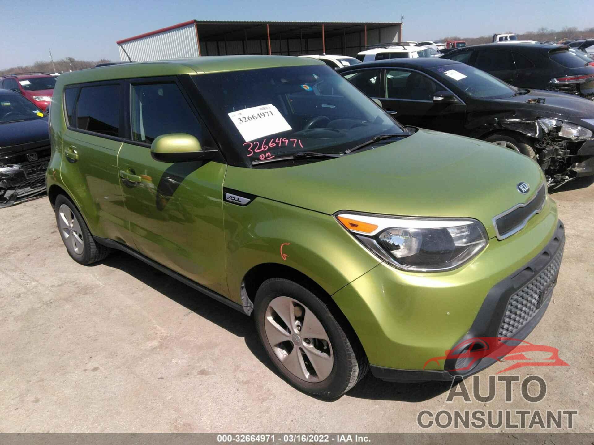 KIA SOUL 2016 - KNDJN2A23G7827476