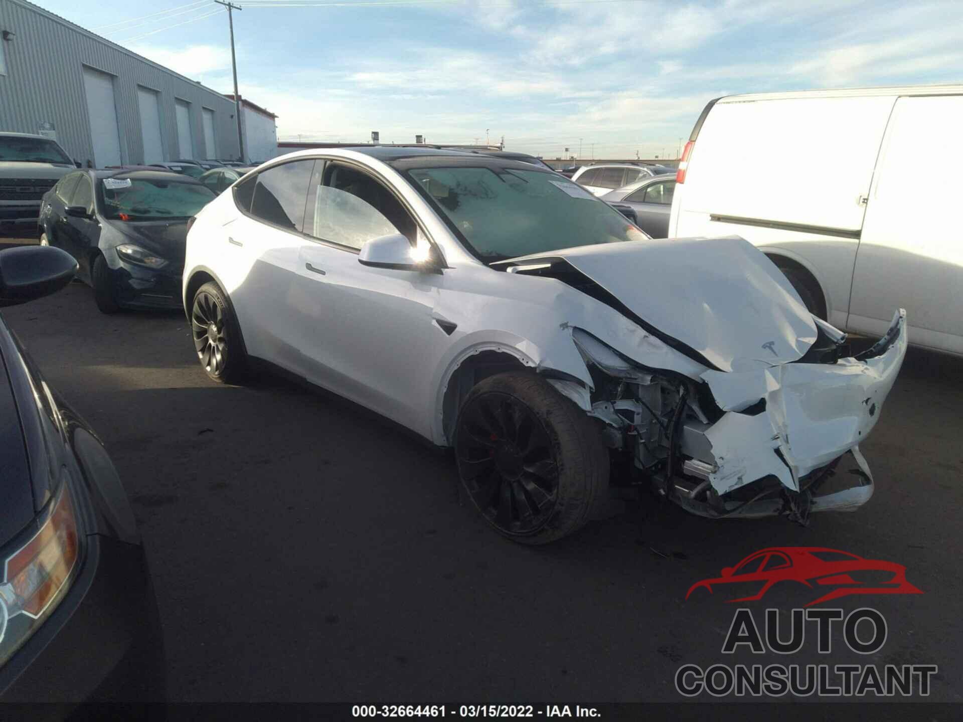 TESLA MODEL Y 2022 - 7SAYGDEFXNF365624