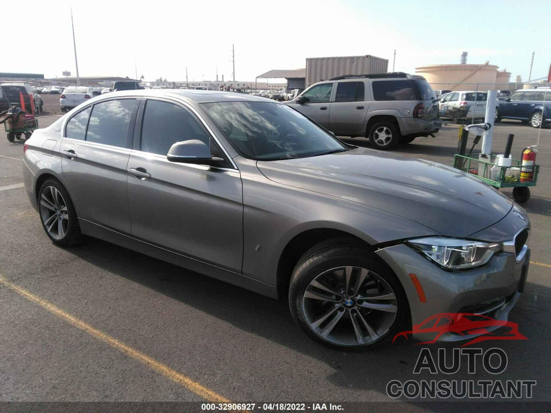 BMW 3 SERIES 2018 - WBA8E1C54JA756585
