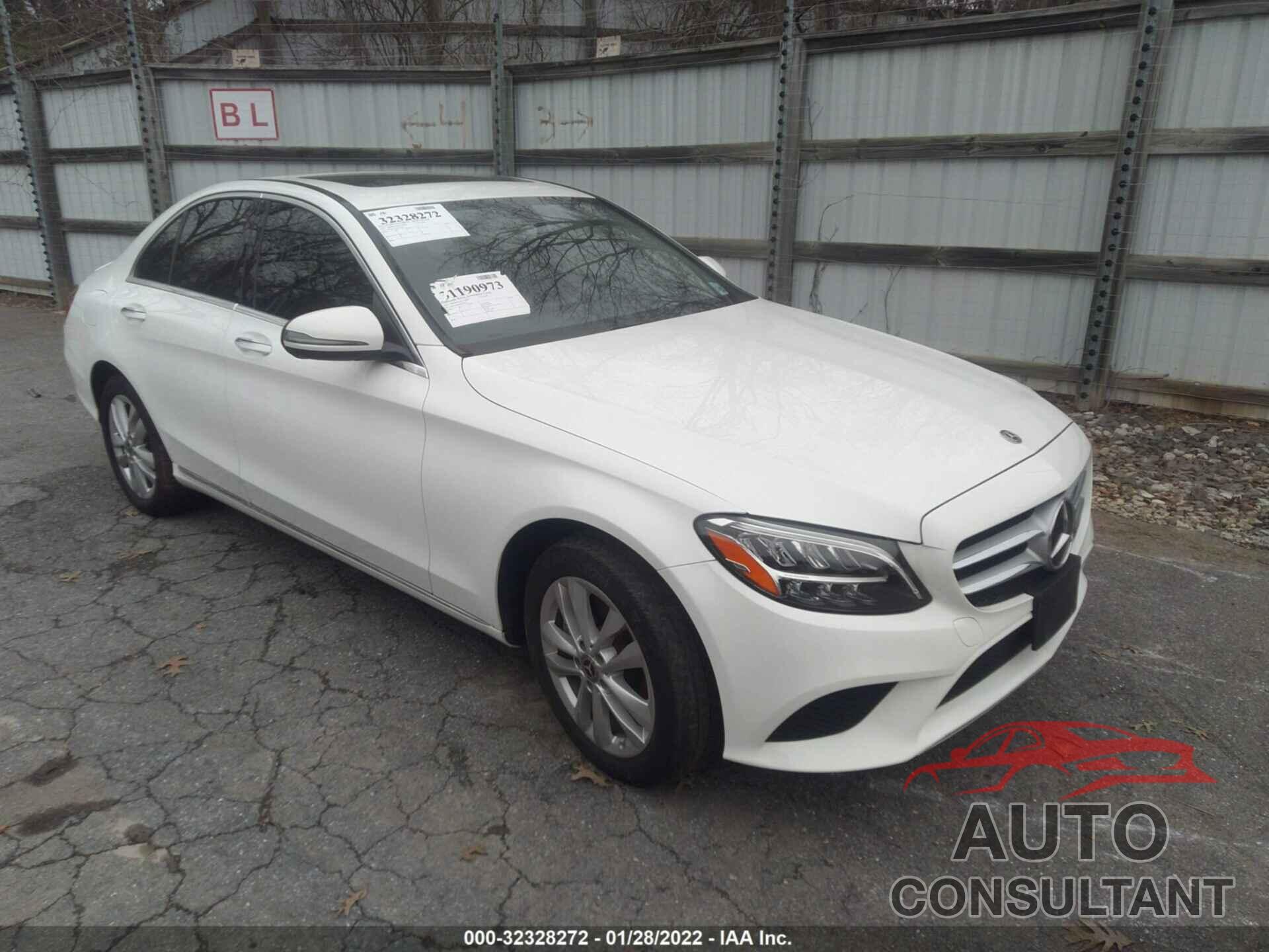 MERCEDES-BENZ C-CLASS 2019 - 55SWF8EB4KU292837