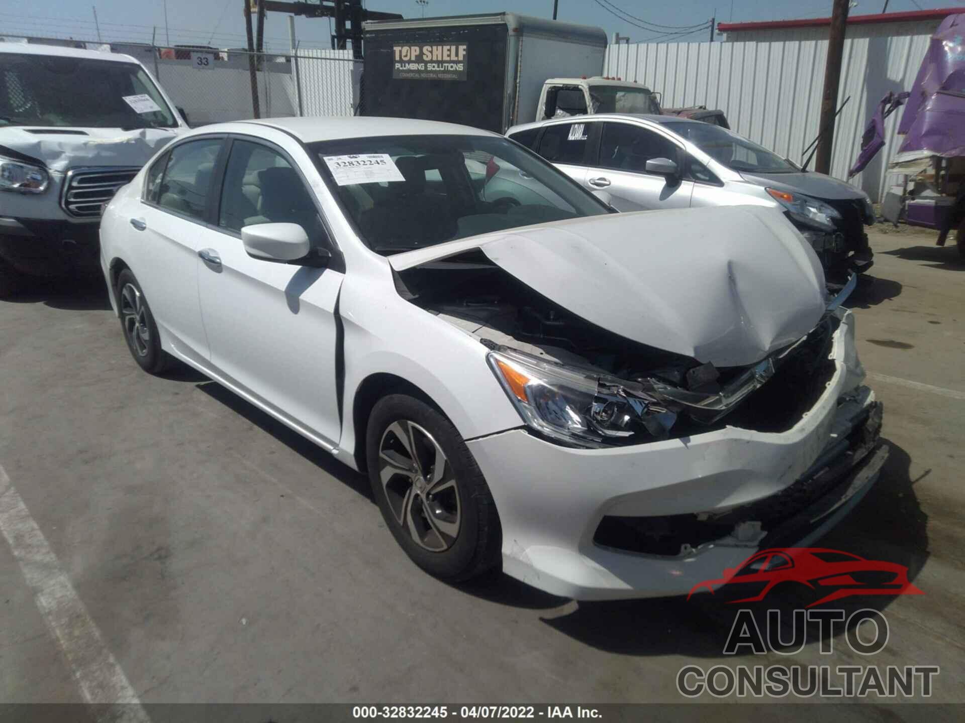 HONDA ACCORD SEDAN 2016 - 1HGCR2F31GA106141