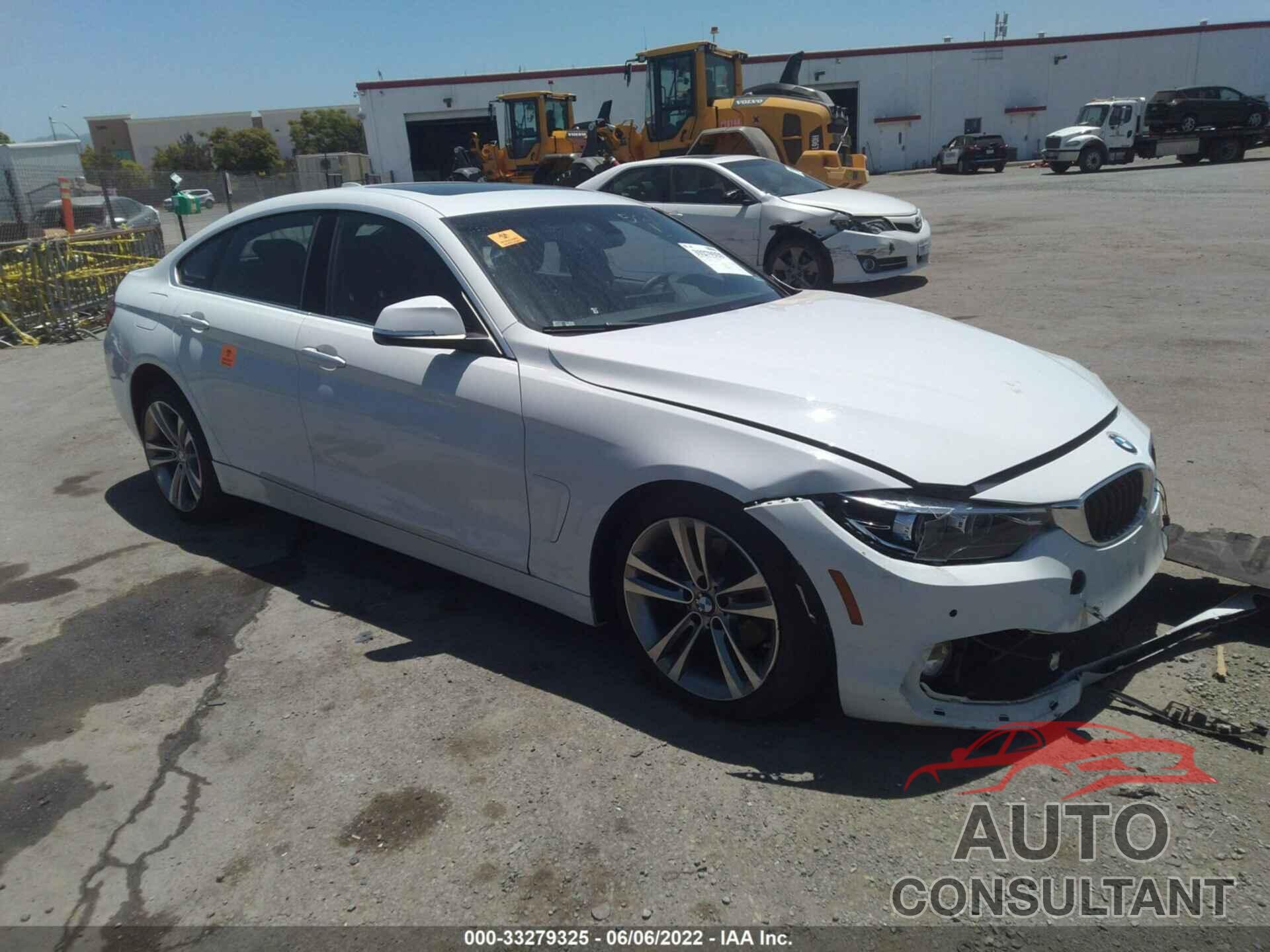 BMW 4 SERIES 2019 - WBA4J3C51KBL07530