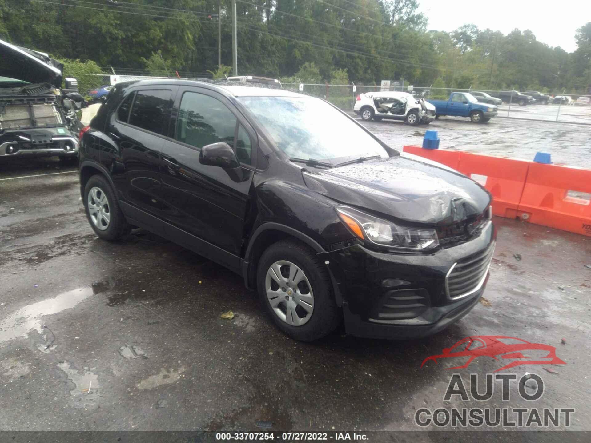 CHEVROLET TRAX 2019 - 3GNCJKSBXKL162011