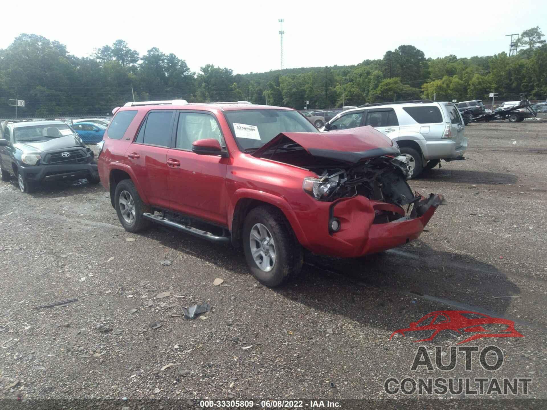 TOYOTA 4RUNNER 2016 - JTEZU5JR9G5123309