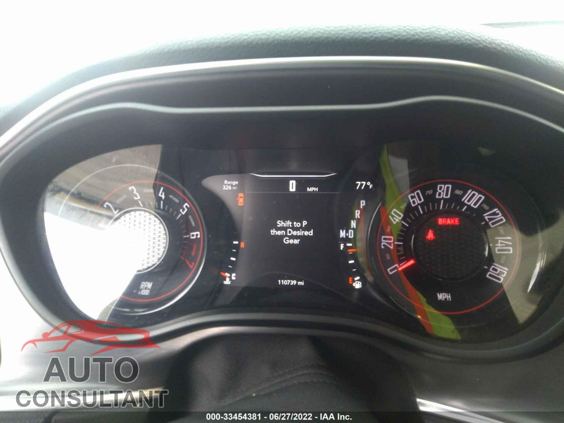 DODGE CHALLENGER 2017 - 2C3CDZAG4HH613719