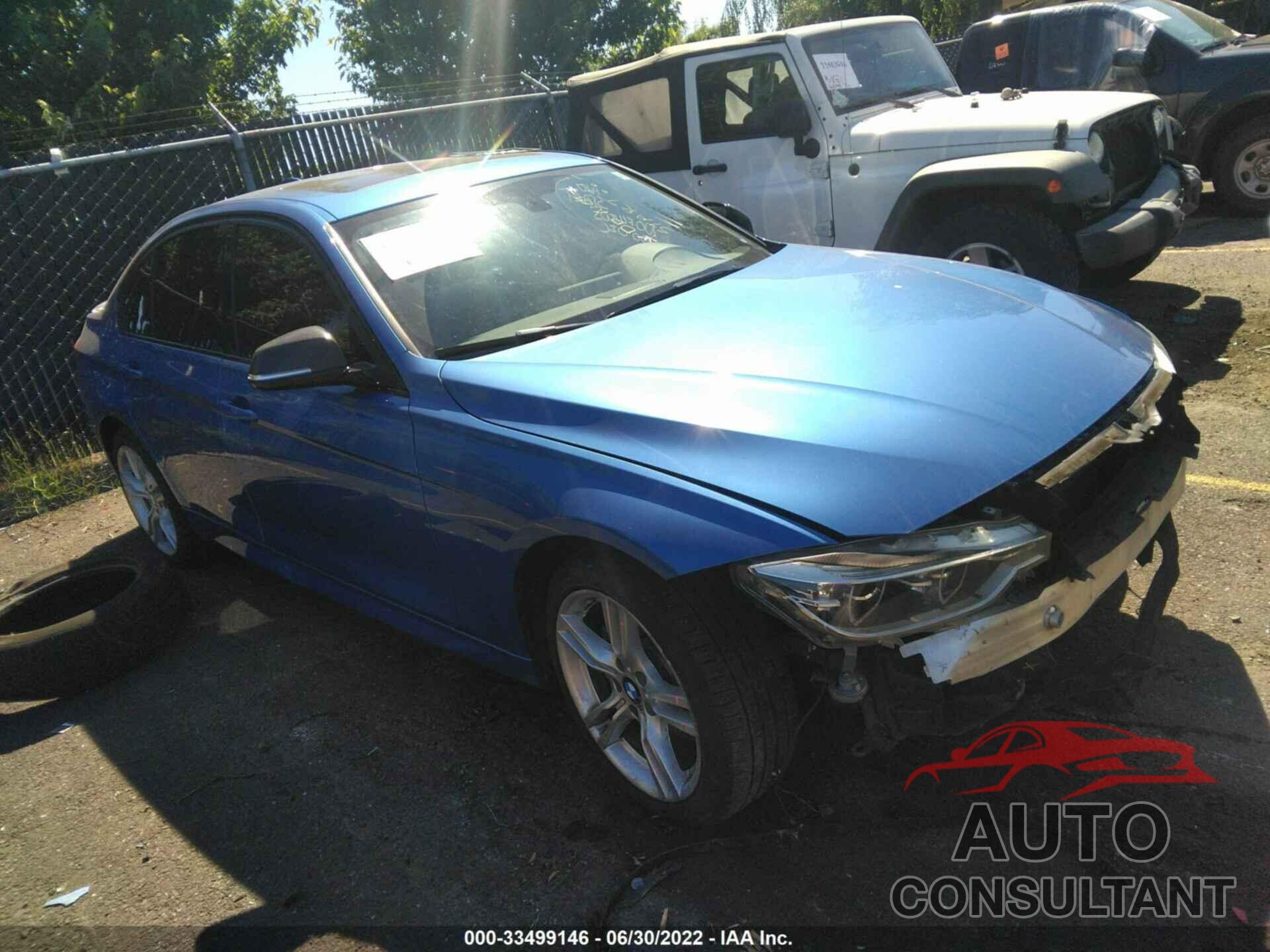 BMW 3 SERIES 2016 - WBA8E3G53GNT80596