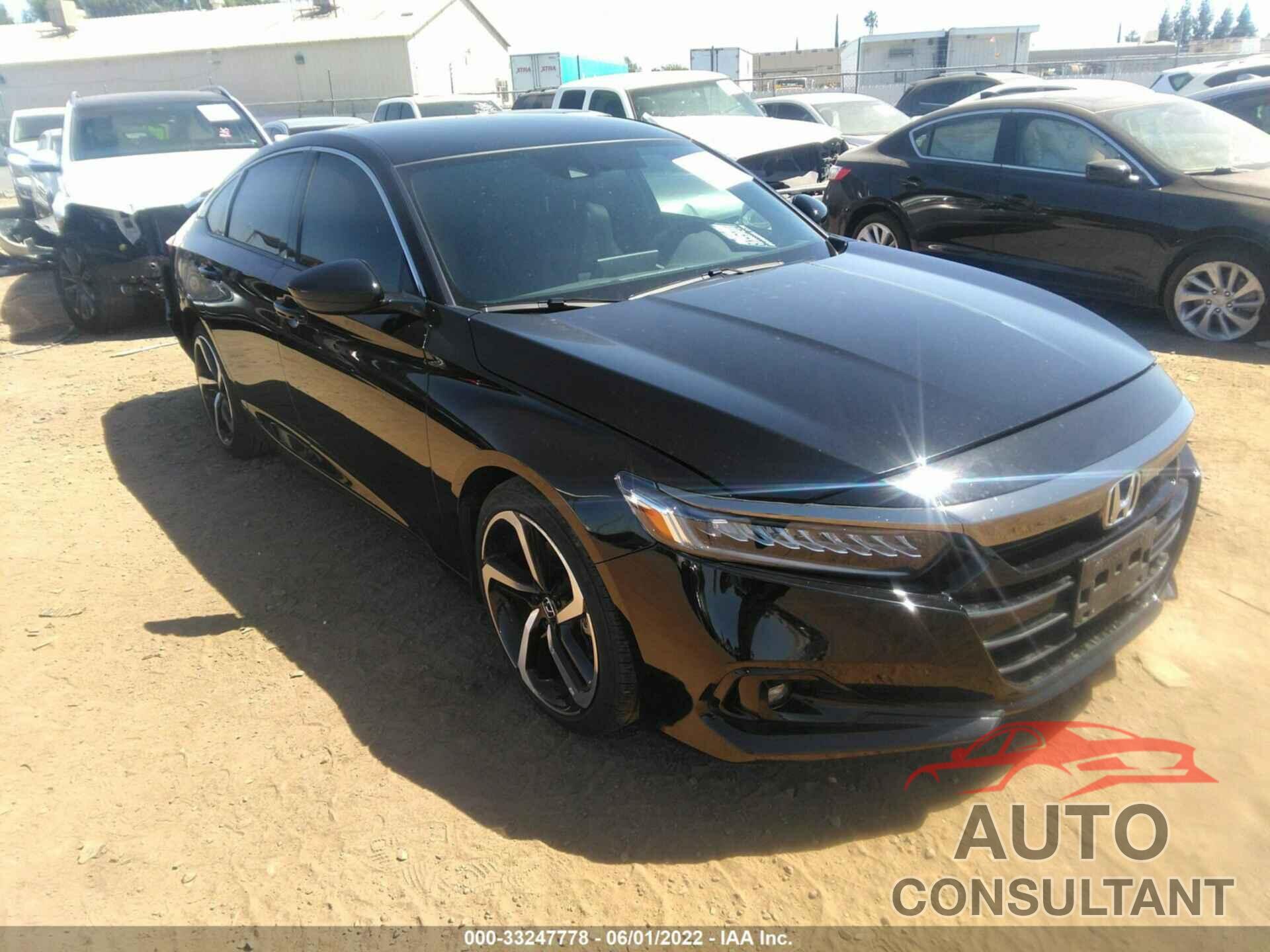 HONDA ACCORD SEDAN 2021 - 1HGCV1F32MA110023