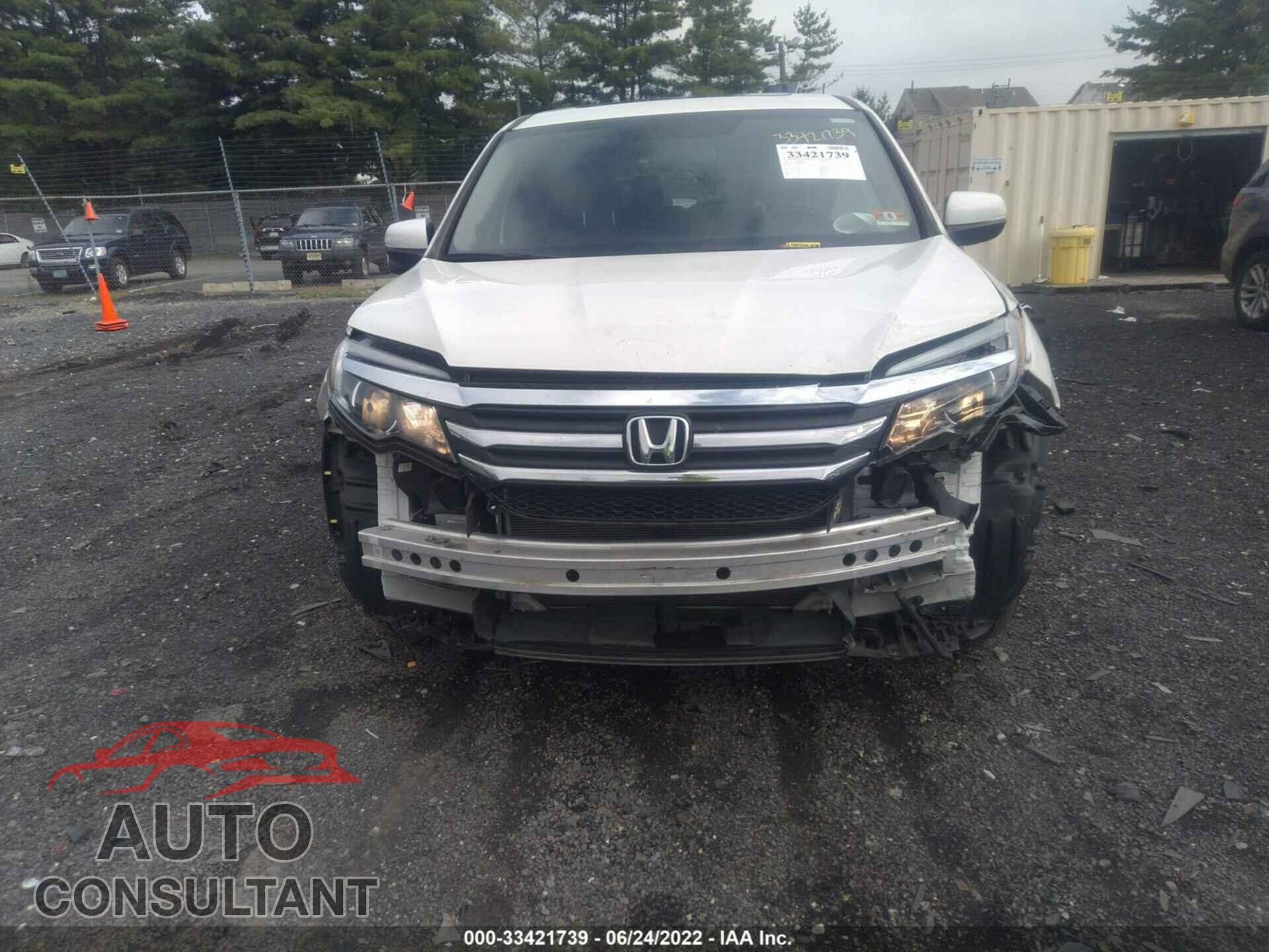 HONDA PILOT 2017 - 5FNYF6H59HB092002