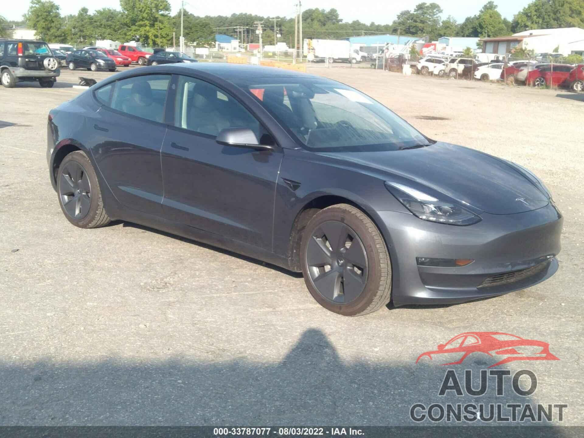 TESLA MODEL 3 2022 - 5YJ3E1EB6NF180589
