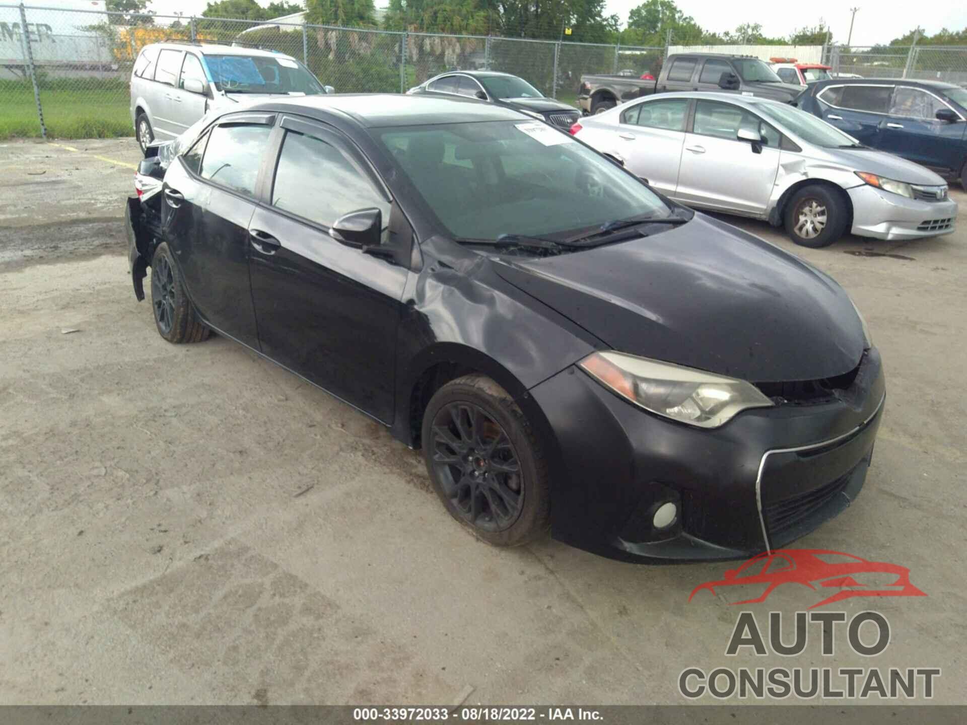 TOYOTA COROLLA 2016 - 2T1BURHE8GC499356