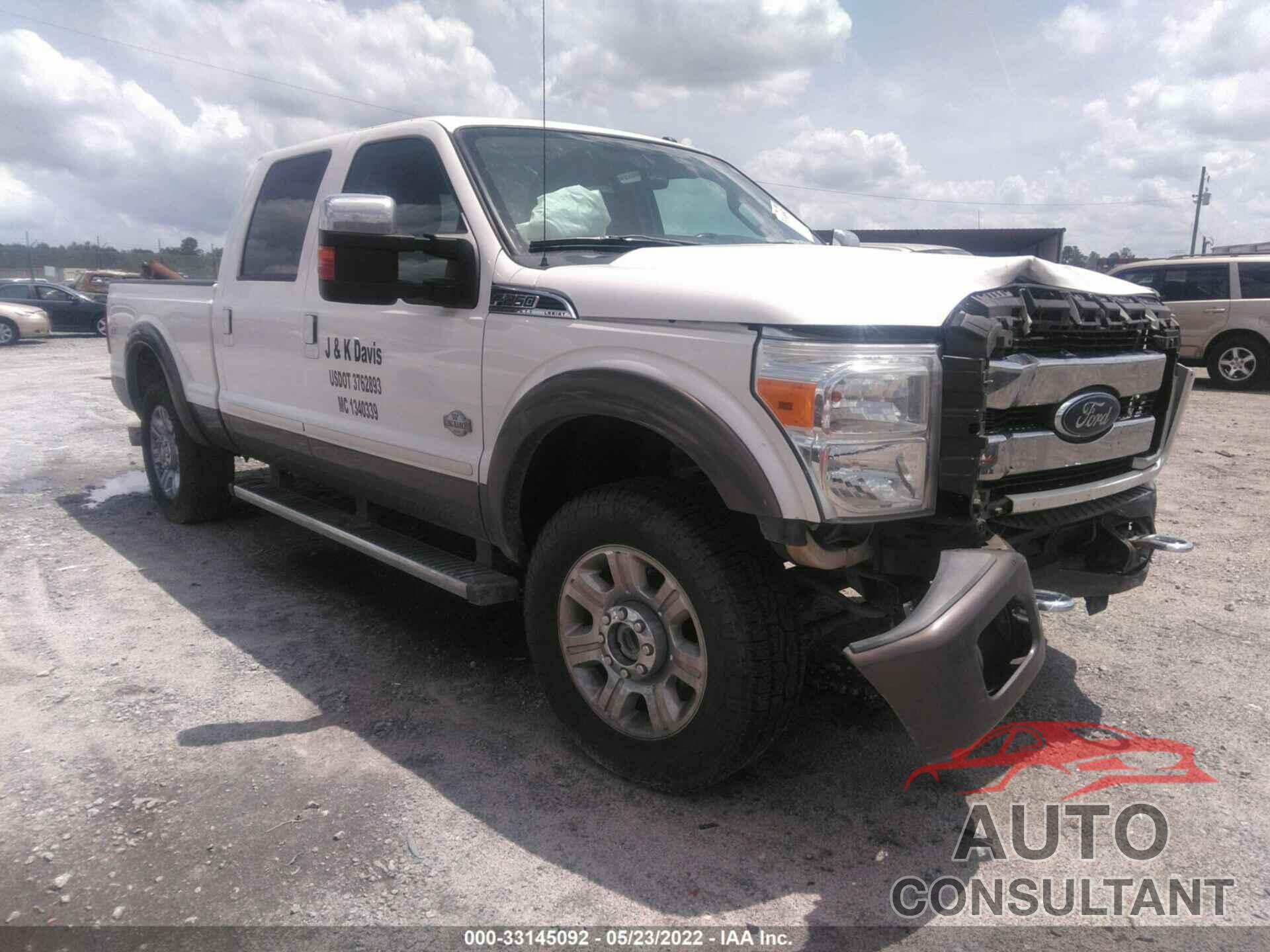 FORD SUPER DUTY F-250 SRW 2016 - 1FT7W2BT5GEA19818