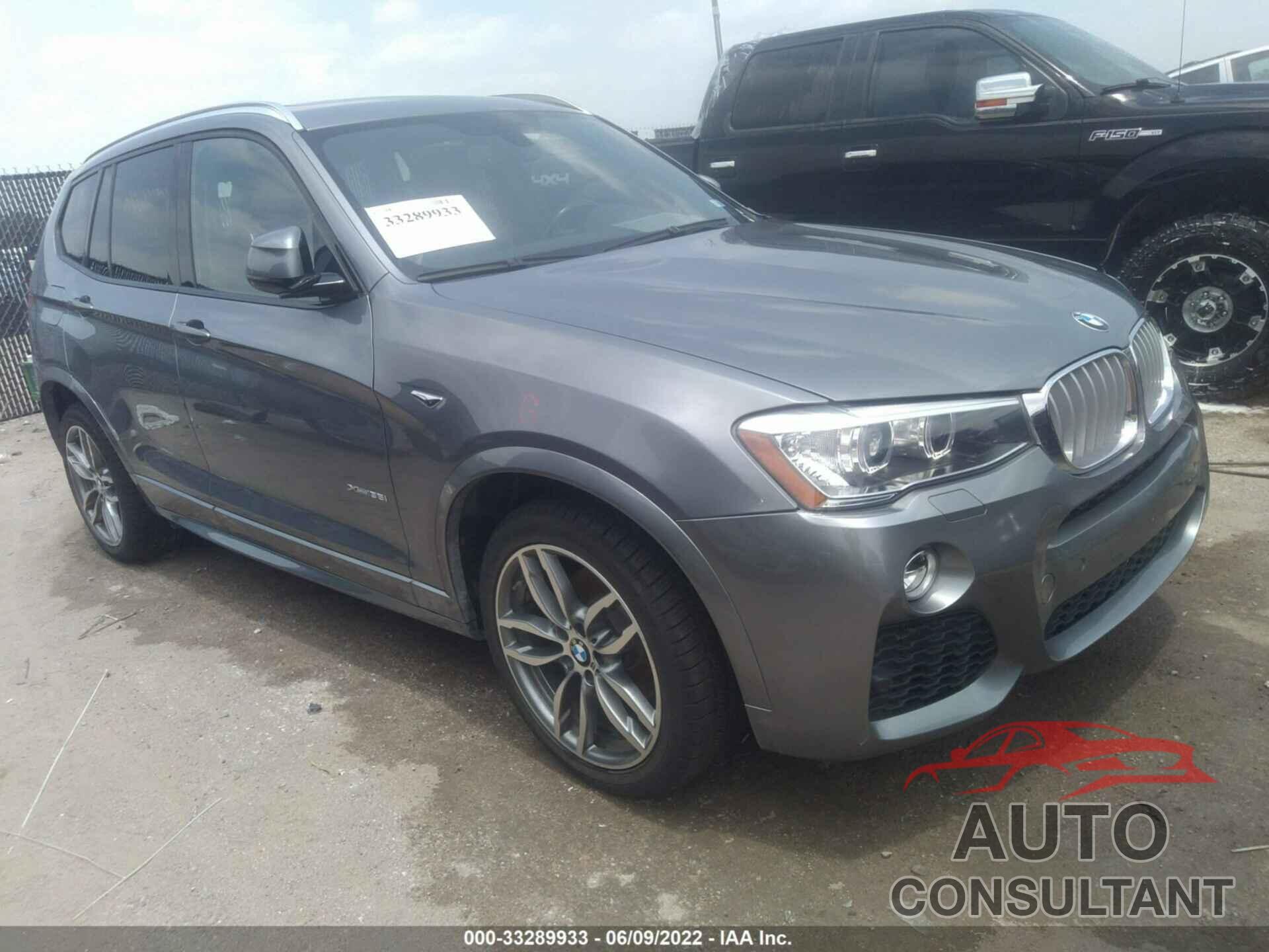 BMW X3 2016 - 5UXWX7C57G0S15776