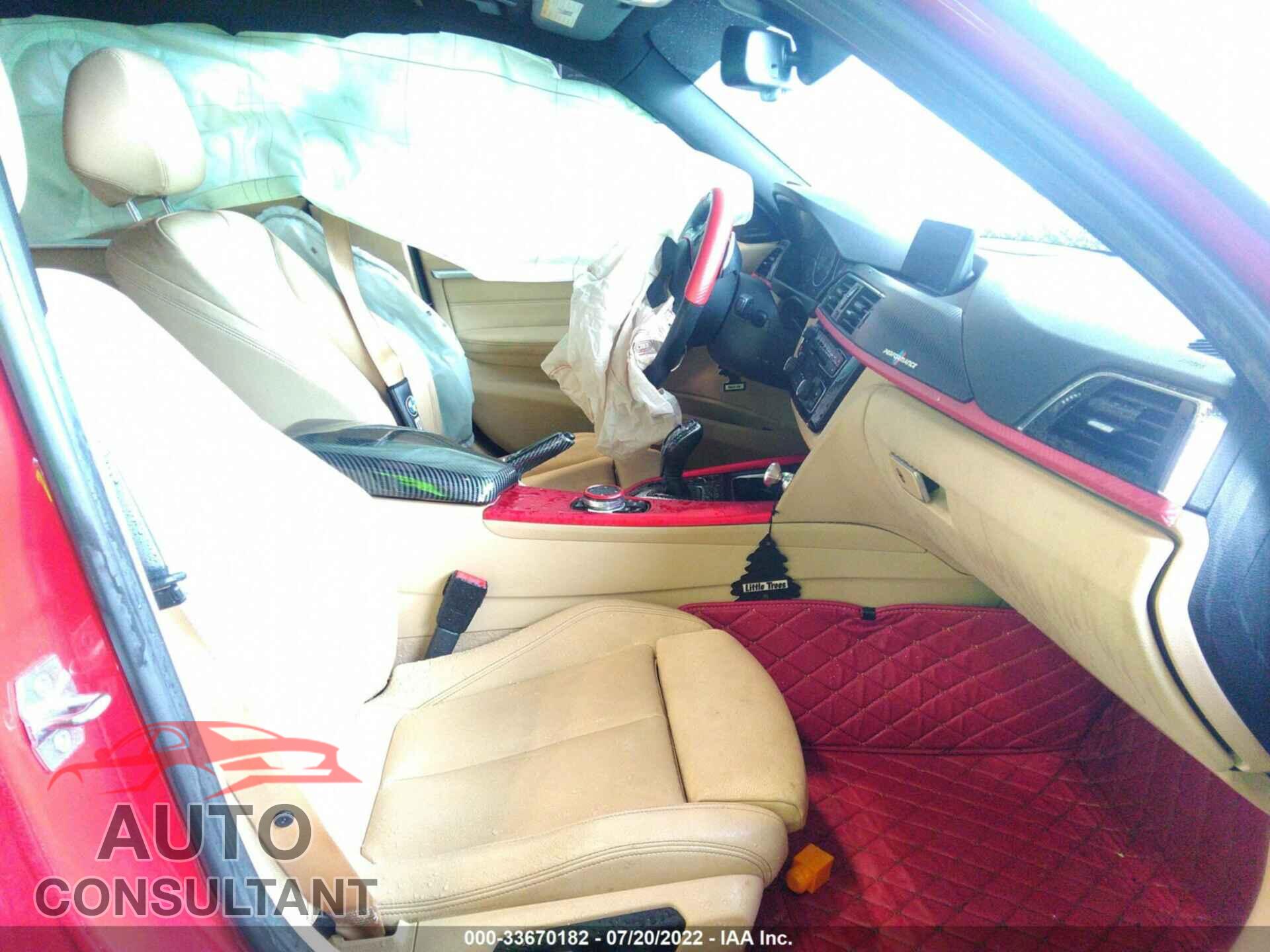 BMW 3 SERIES 2016 - WBA8E9G54GNU29291