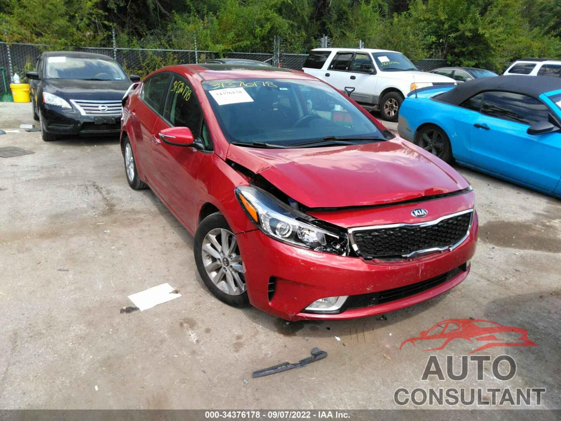 KIA FORTE 2017 - 3KPFL4A77HE109255