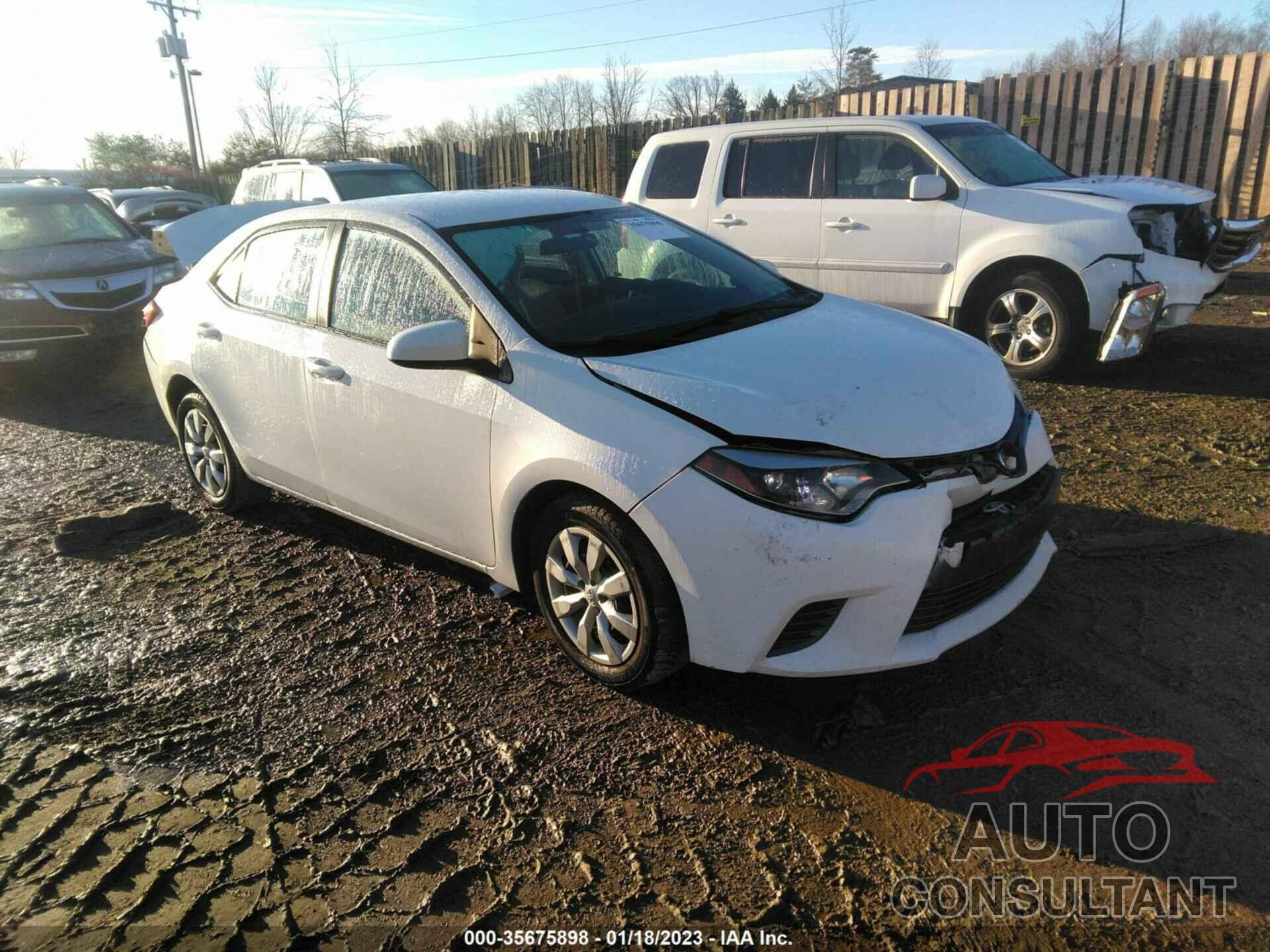 TOYOTA COROLLA 2016 - 2T1BURHE5GC534869