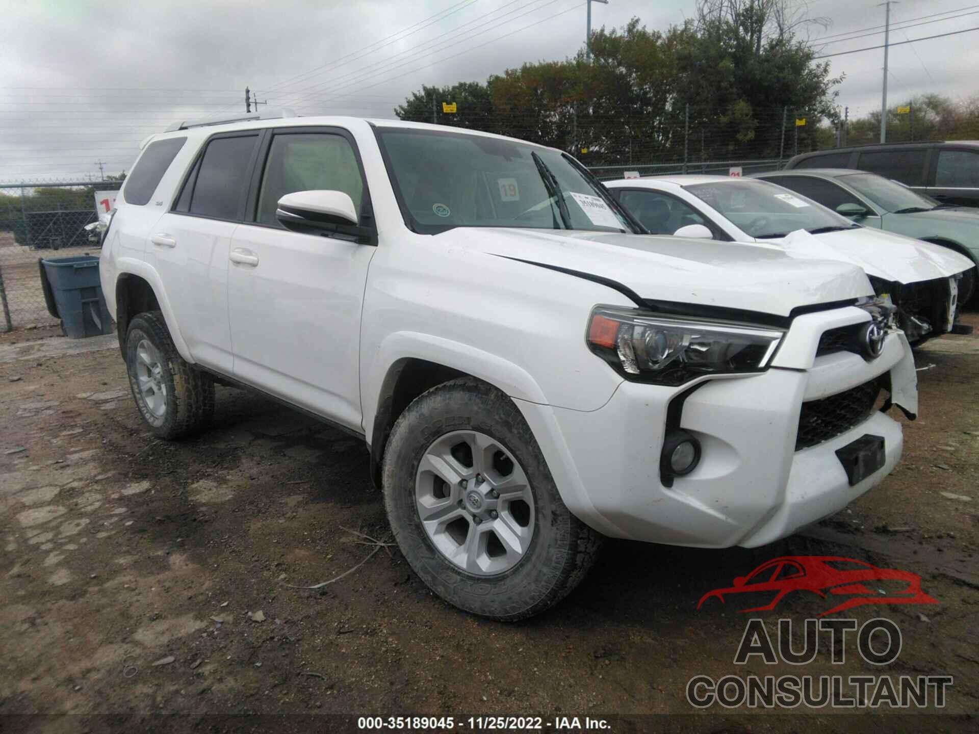 TOYOTA 4RUNNER 2016 - JTEZU5JR5G5110766