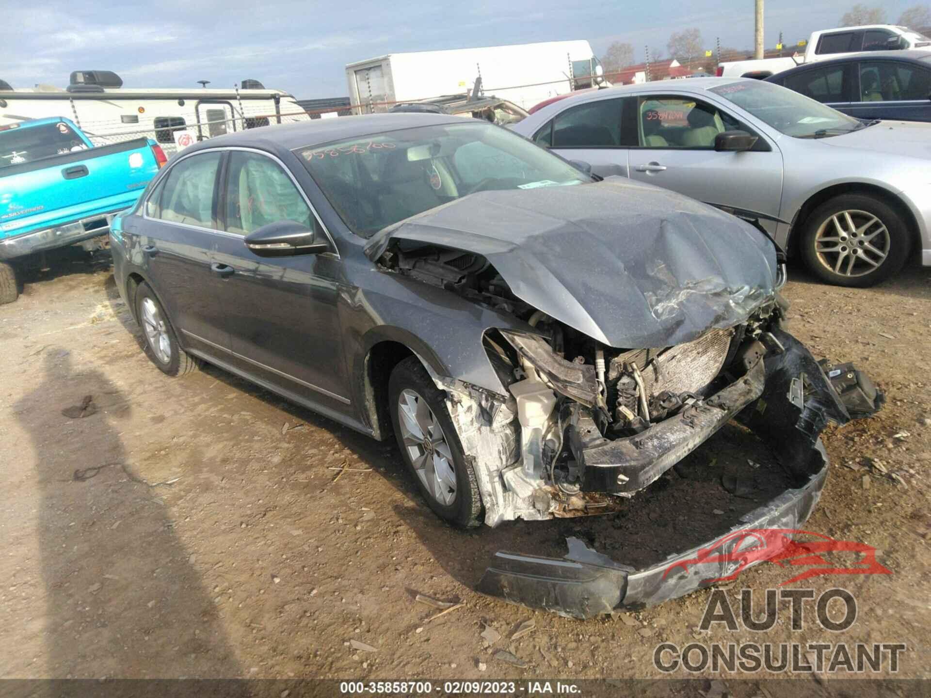 VOLKSWAGEN PASSAT 2016 - 1VWAT7A39GC010528