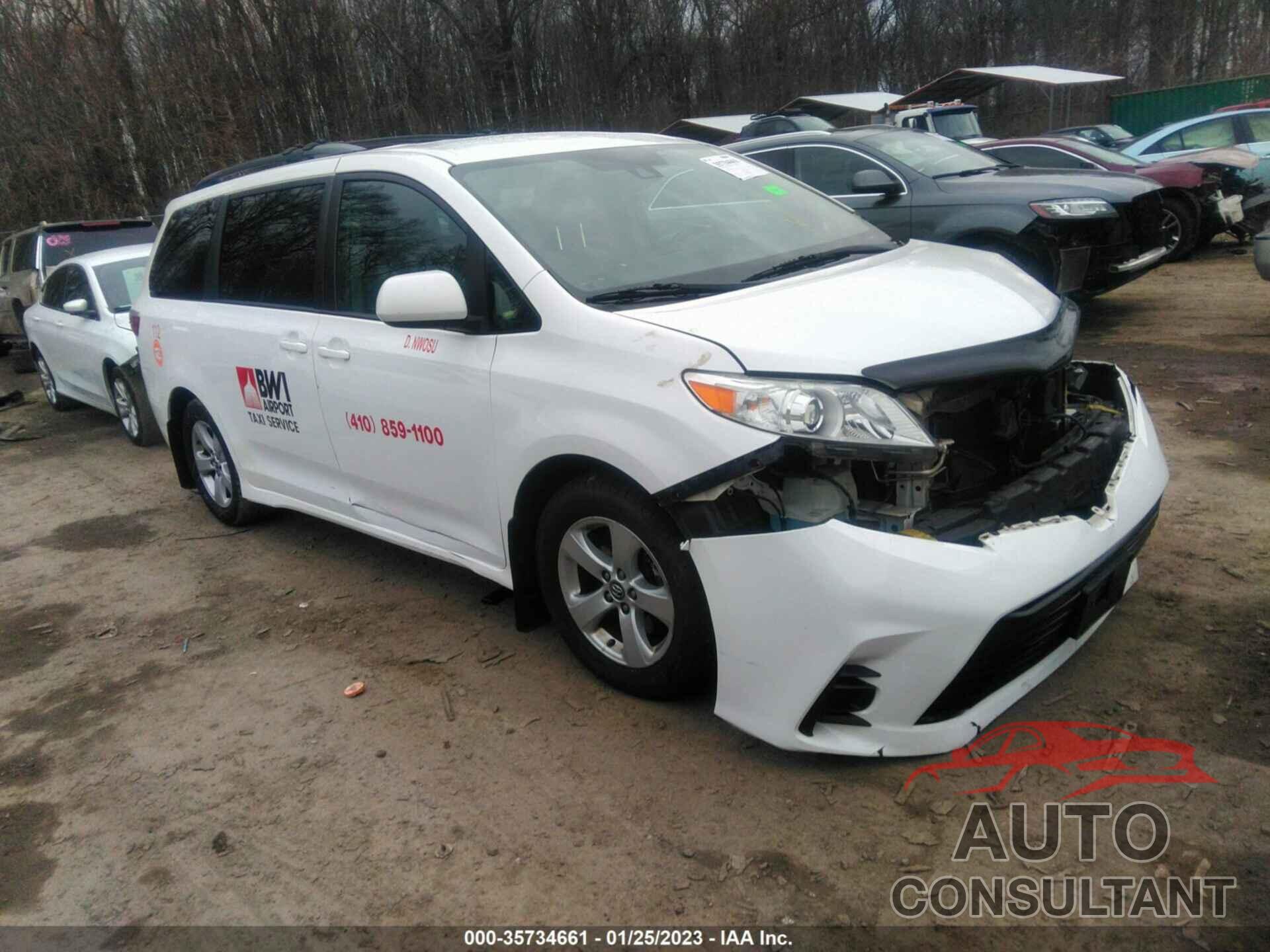 TOYOTA SIENNA 2018 - 5TDKZ3DC9JS957567