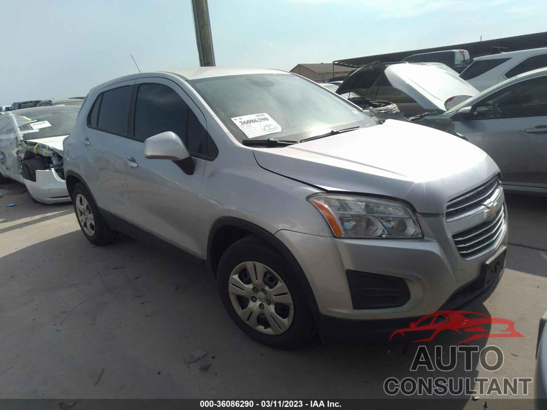 CHEVROLET TRAX 2016 - KL7CJKSB7GB670273