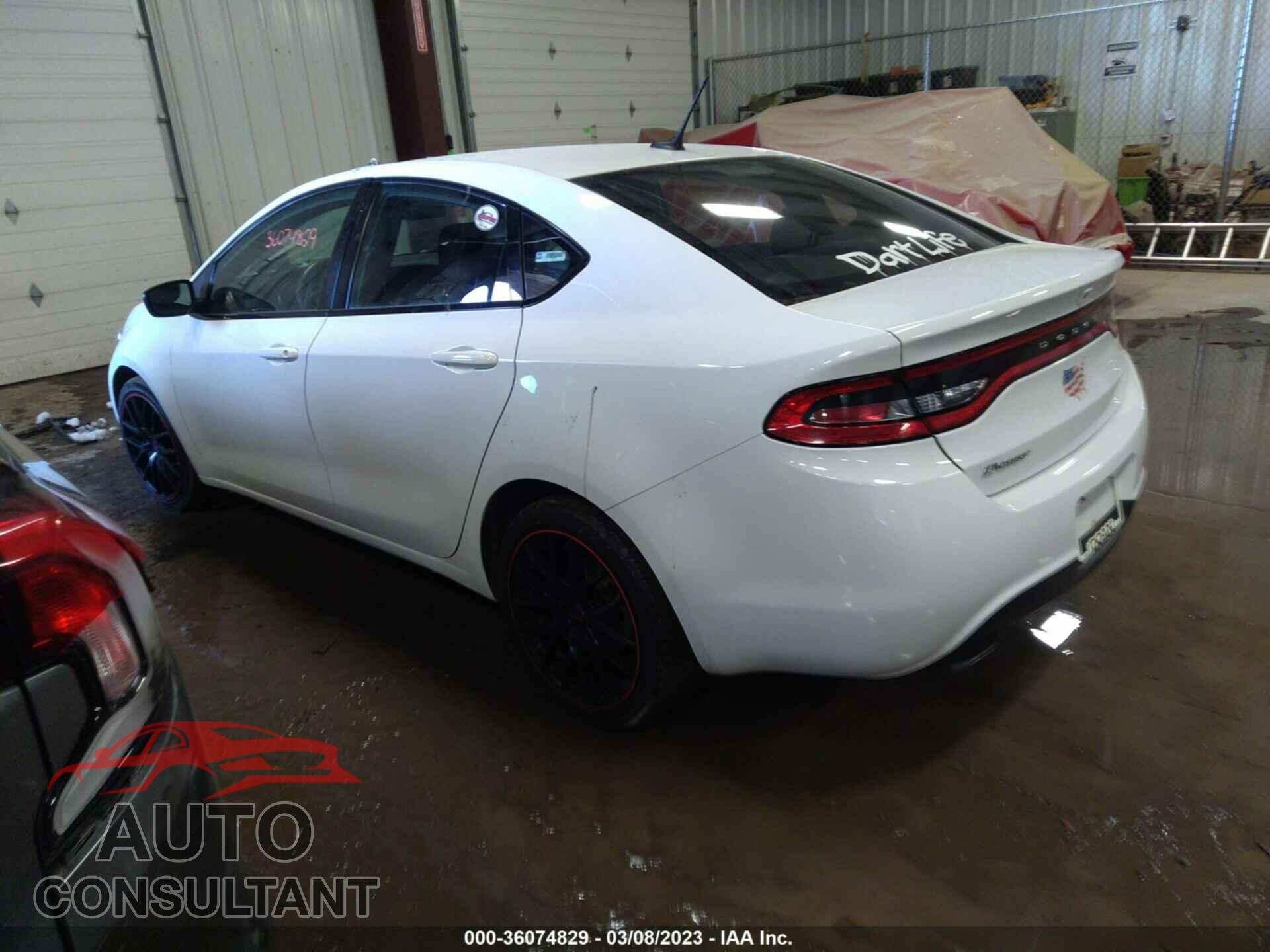 DODGE DART 2015 - 1C3CDFBB4FD194007