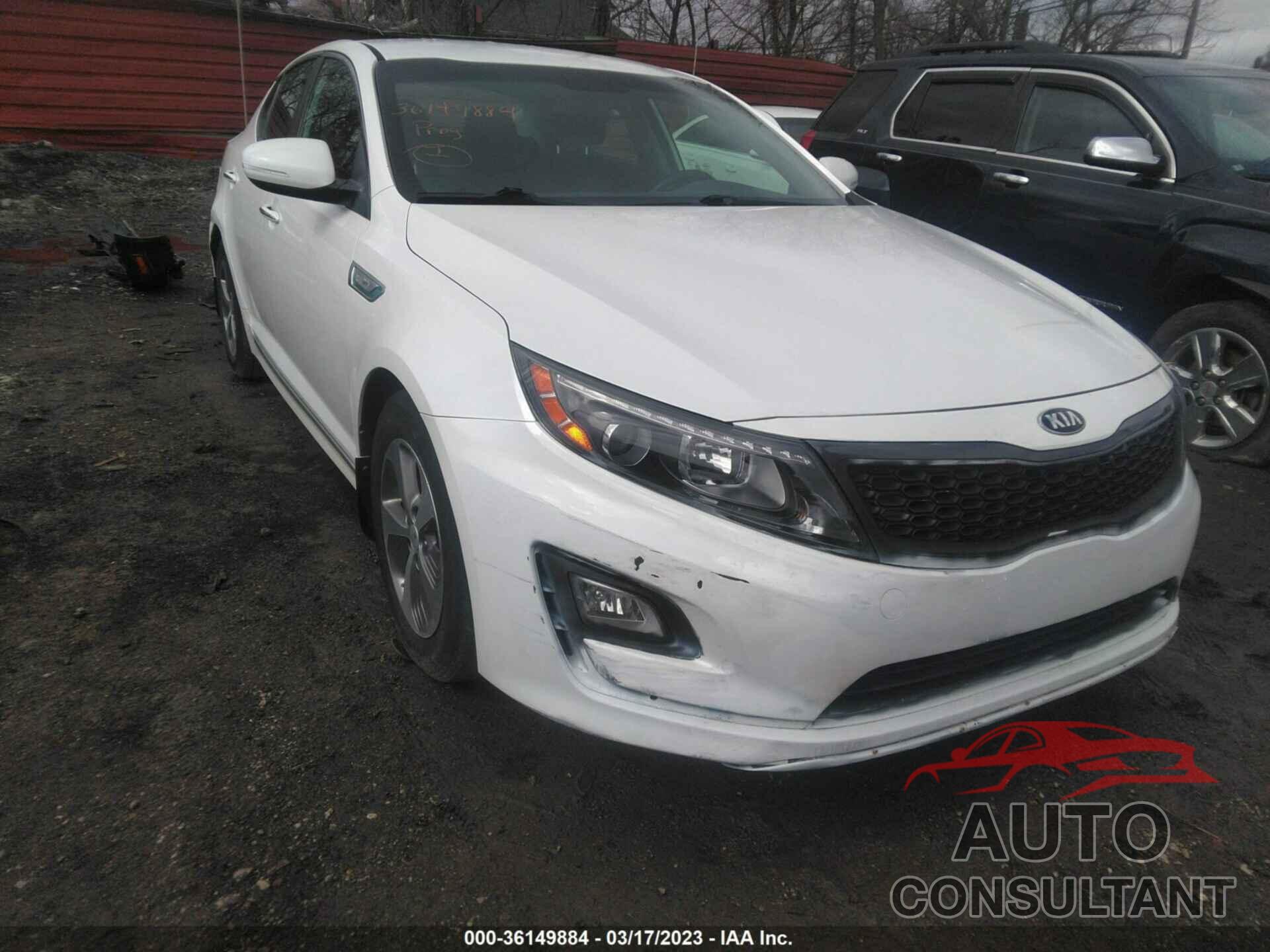 KIA OPTIMA HYBRID 2015 - KNAGM4AD4F5077863