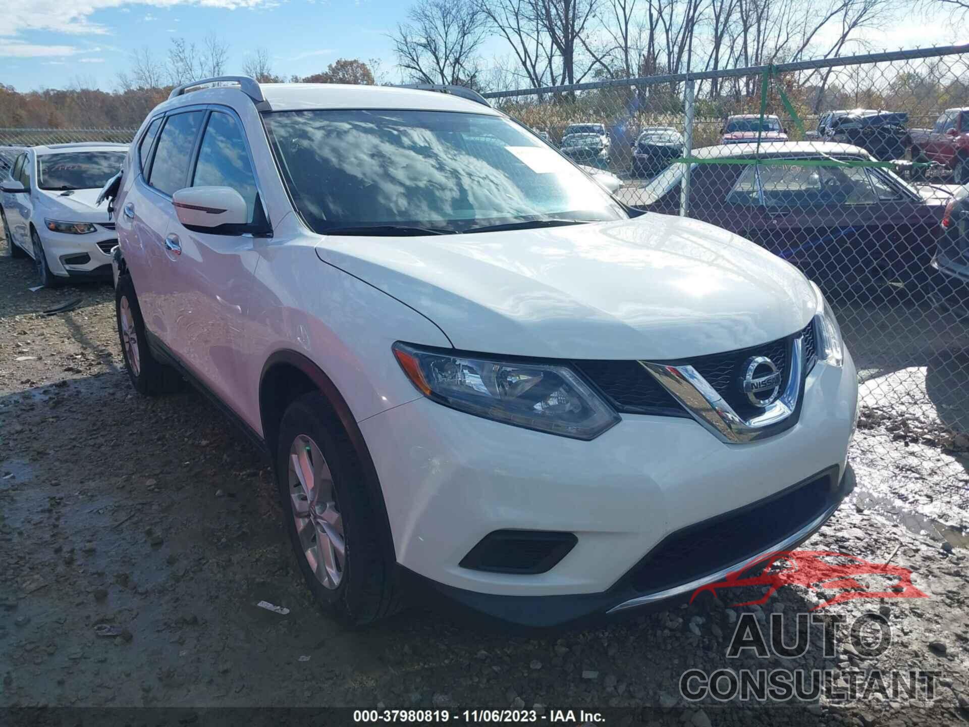 NISSAN ROGUE 2016 - KNMAT2MV5GP736317