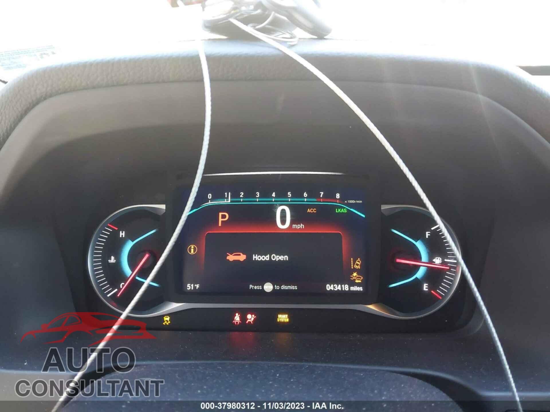HONDA PILOT 2019 - 5FNYF6H97KB094809