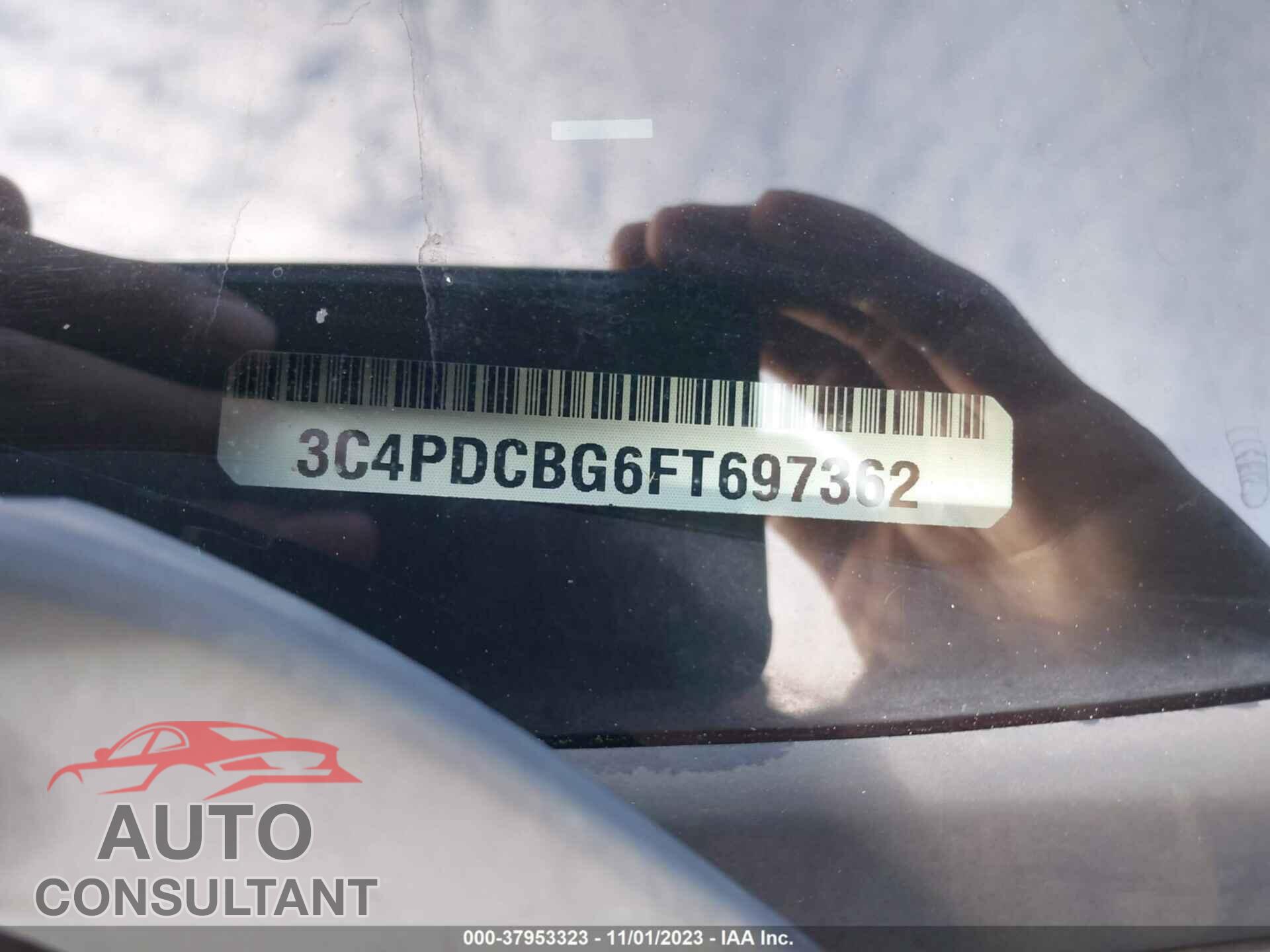 DODGE JOURNEY 2015 - 3C4PDCBG6FT697362