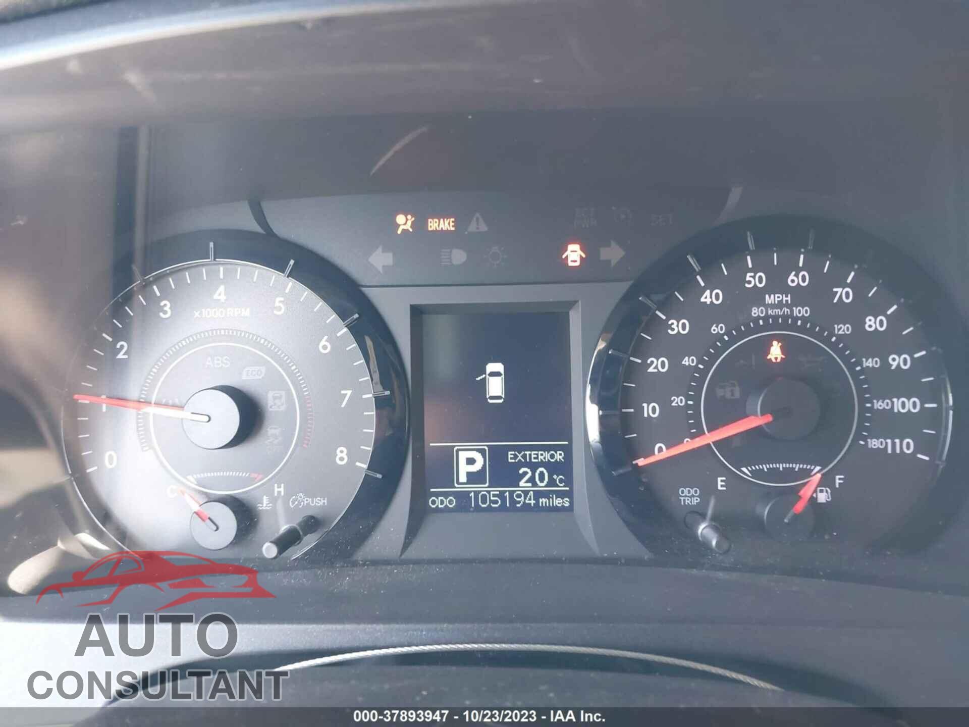 TOYOTA SIENNA 2017 - 5TDKZ3DC2HS831724