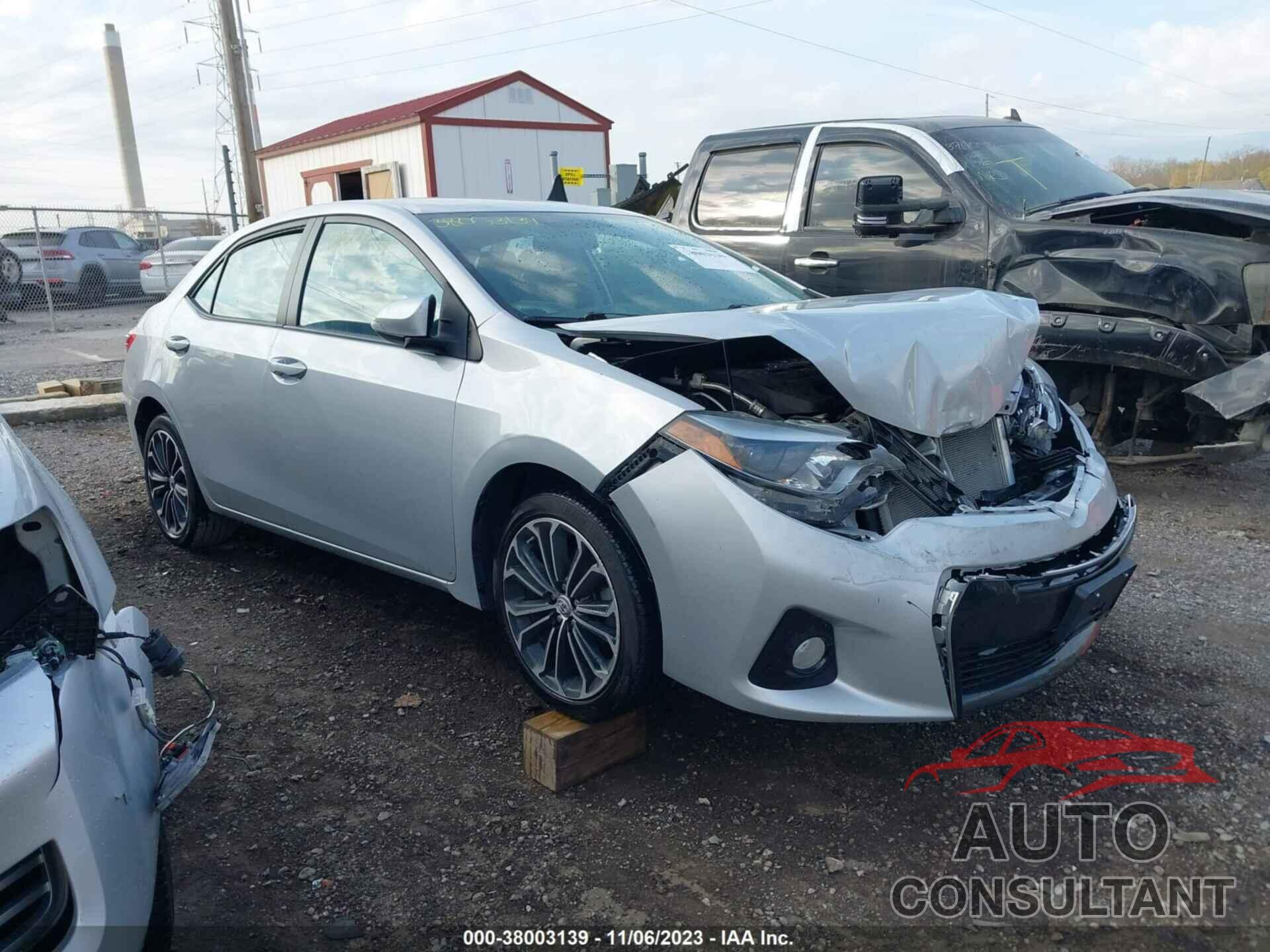 TOYOTA COROLLA 2015 - 2T1BURHE5FC238684