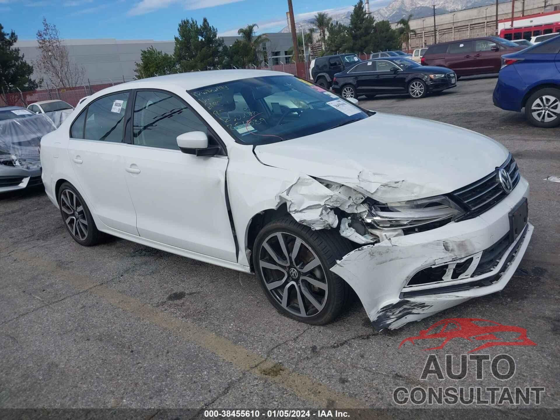 VOLKSWAGEN JETTA 2017 - 3VW2B7AJ6HM251839