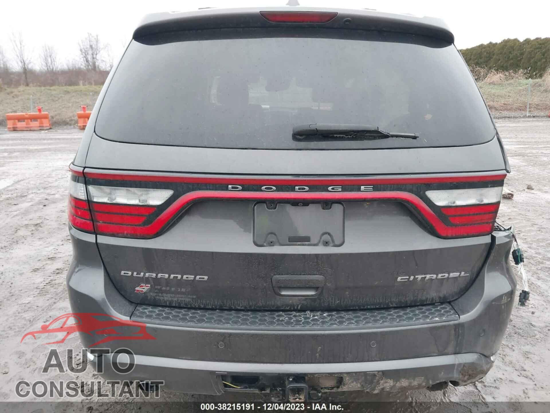 DODGE DURANGO 2019 - 1C4RDJEG3KC692571