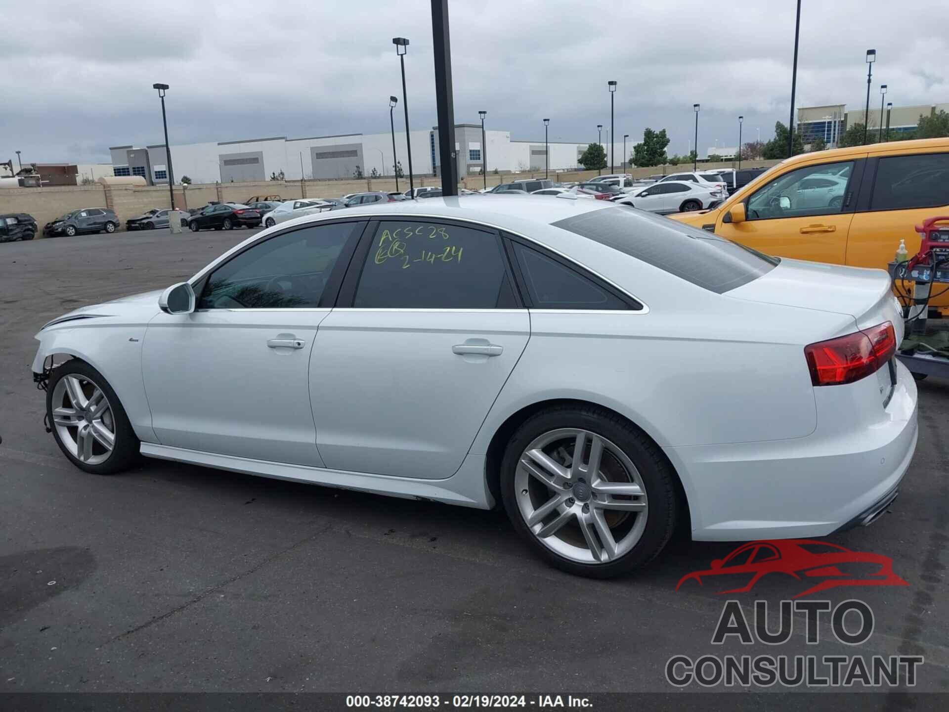 AUDI A6 2016 - WAUGFAFC3GN058585