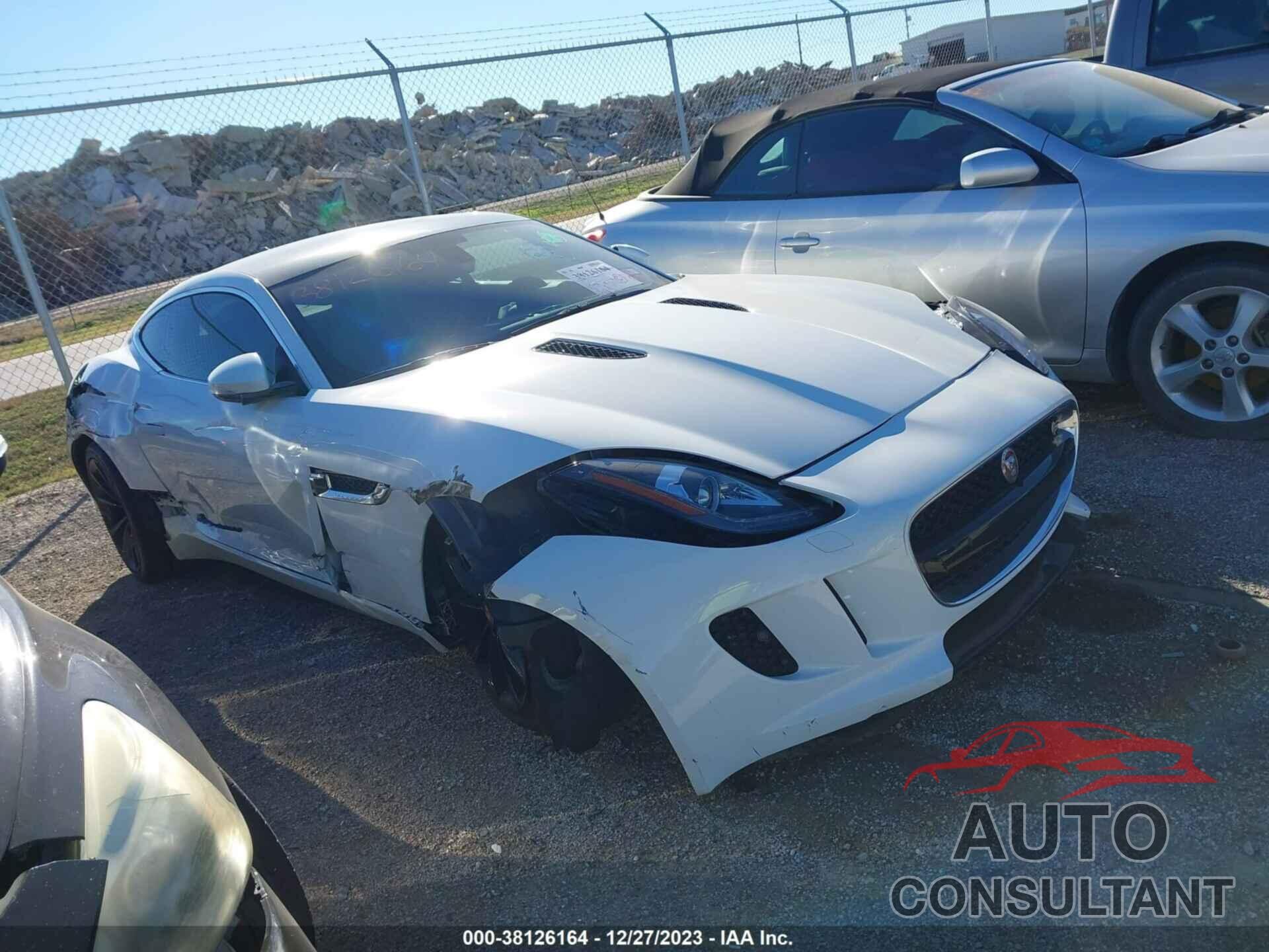 JAGUAR F-TYPE 2016 - SAJWA6BU1G8K23770