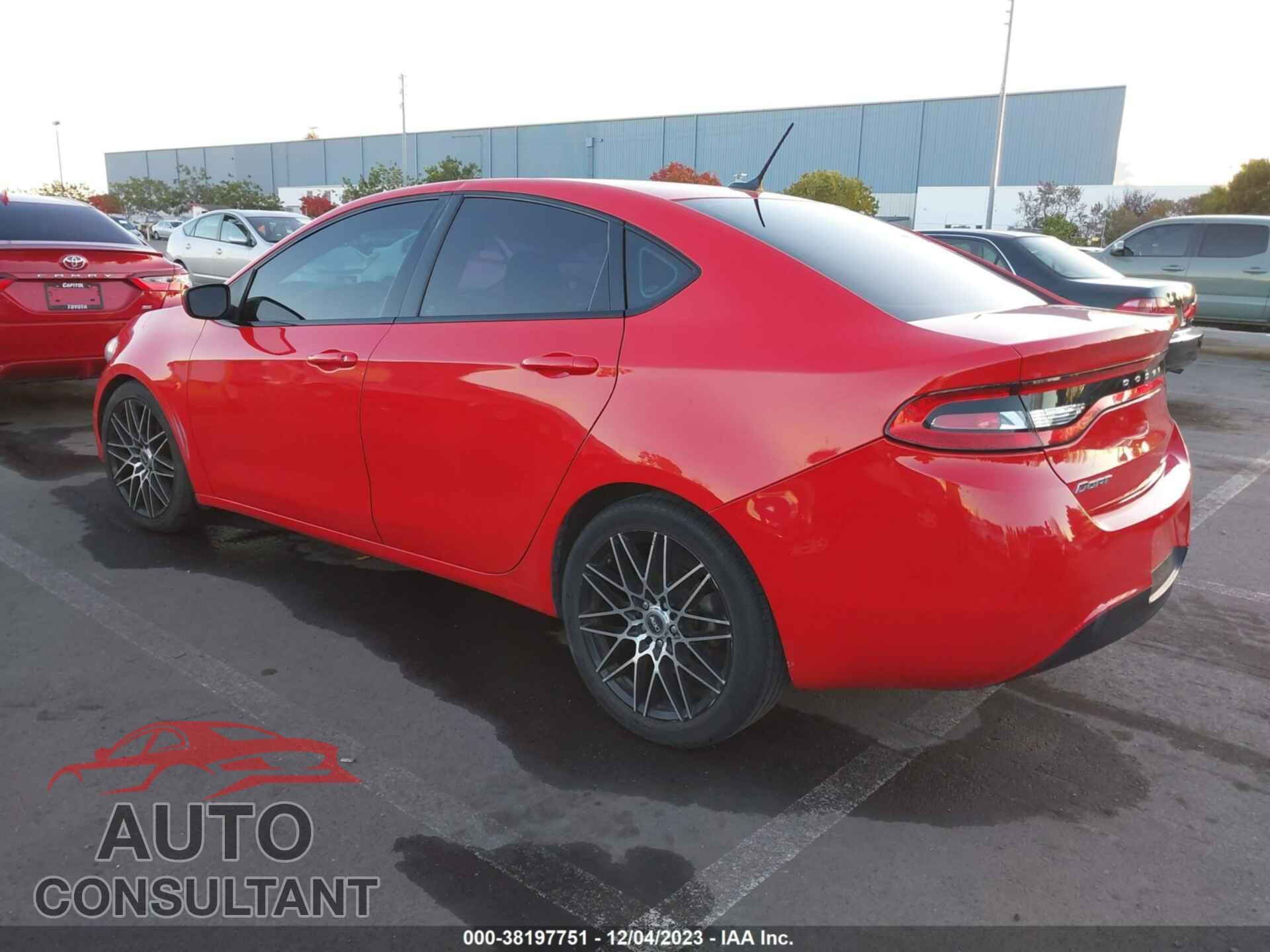 DODGE DART 2016 - 1C3CDFAA5GD704455