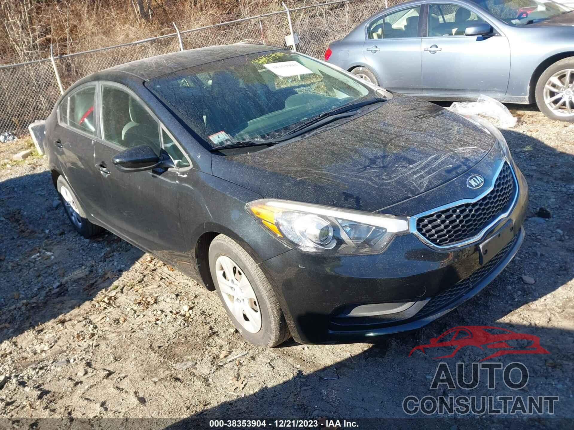 KIA FORTE 2016 - KNAFK4A68G5503249