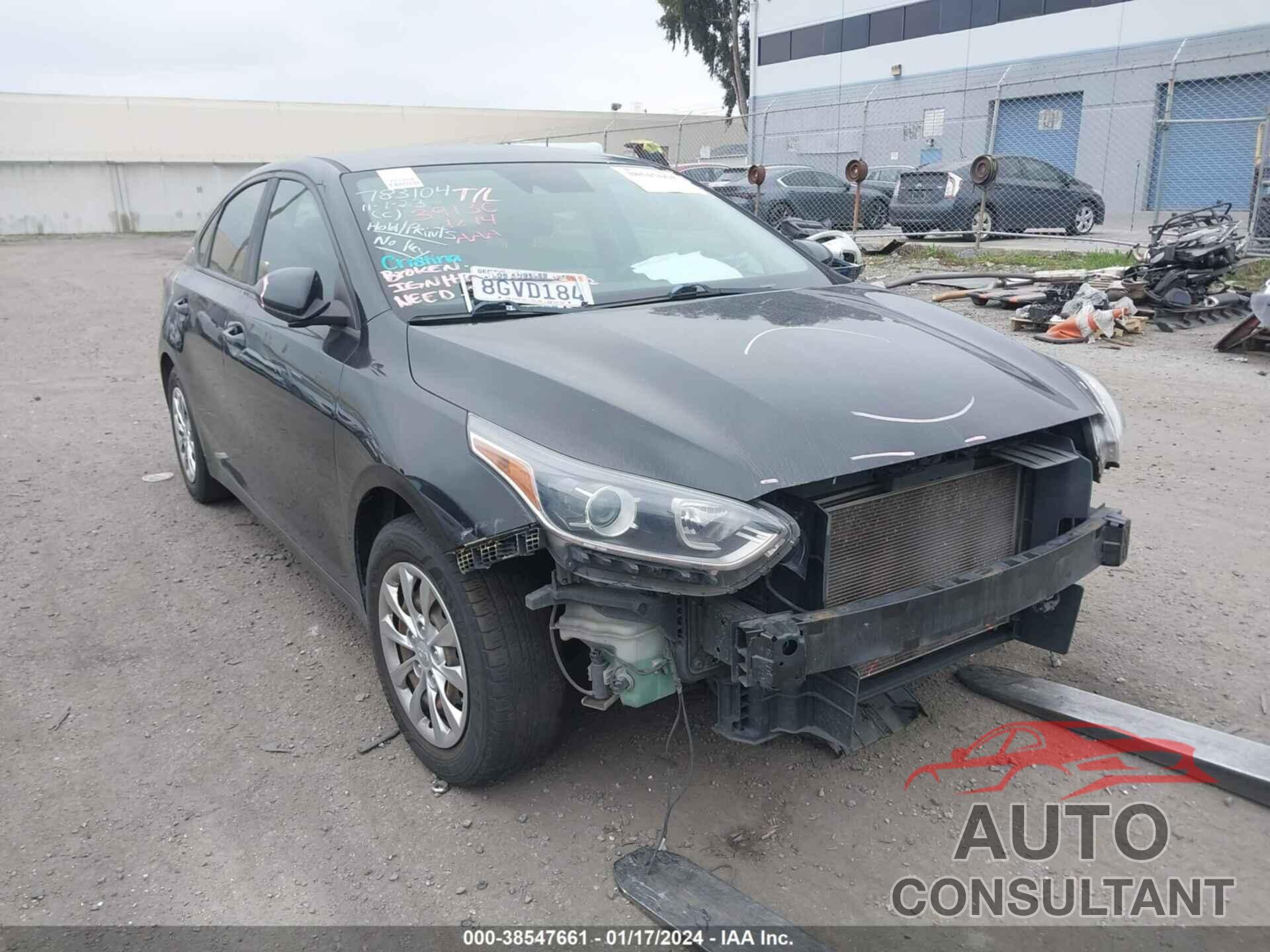 KIA FORTE 2019 - 3KPF24AD4KE056045